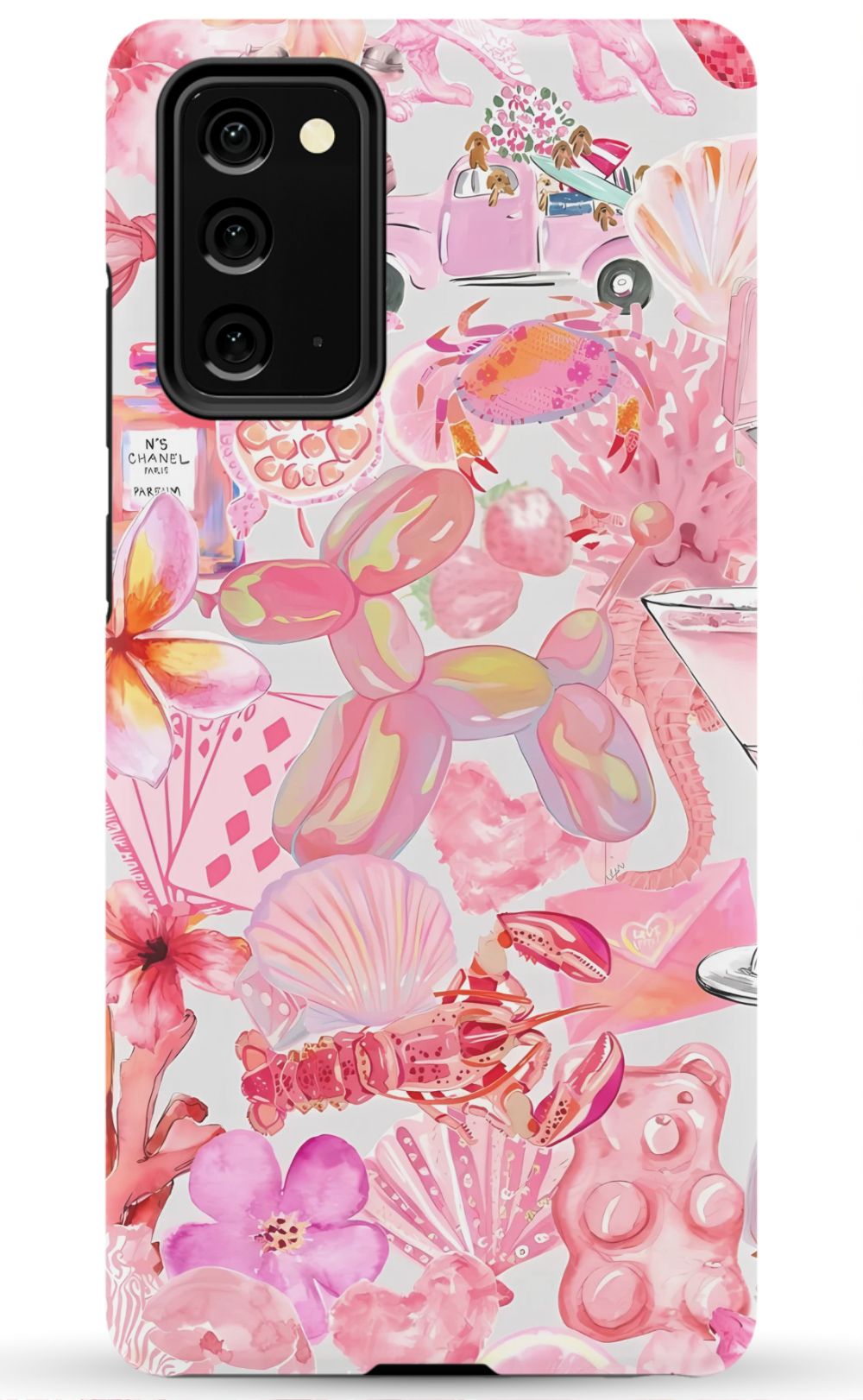 Pink Preppy Collage Phone Case