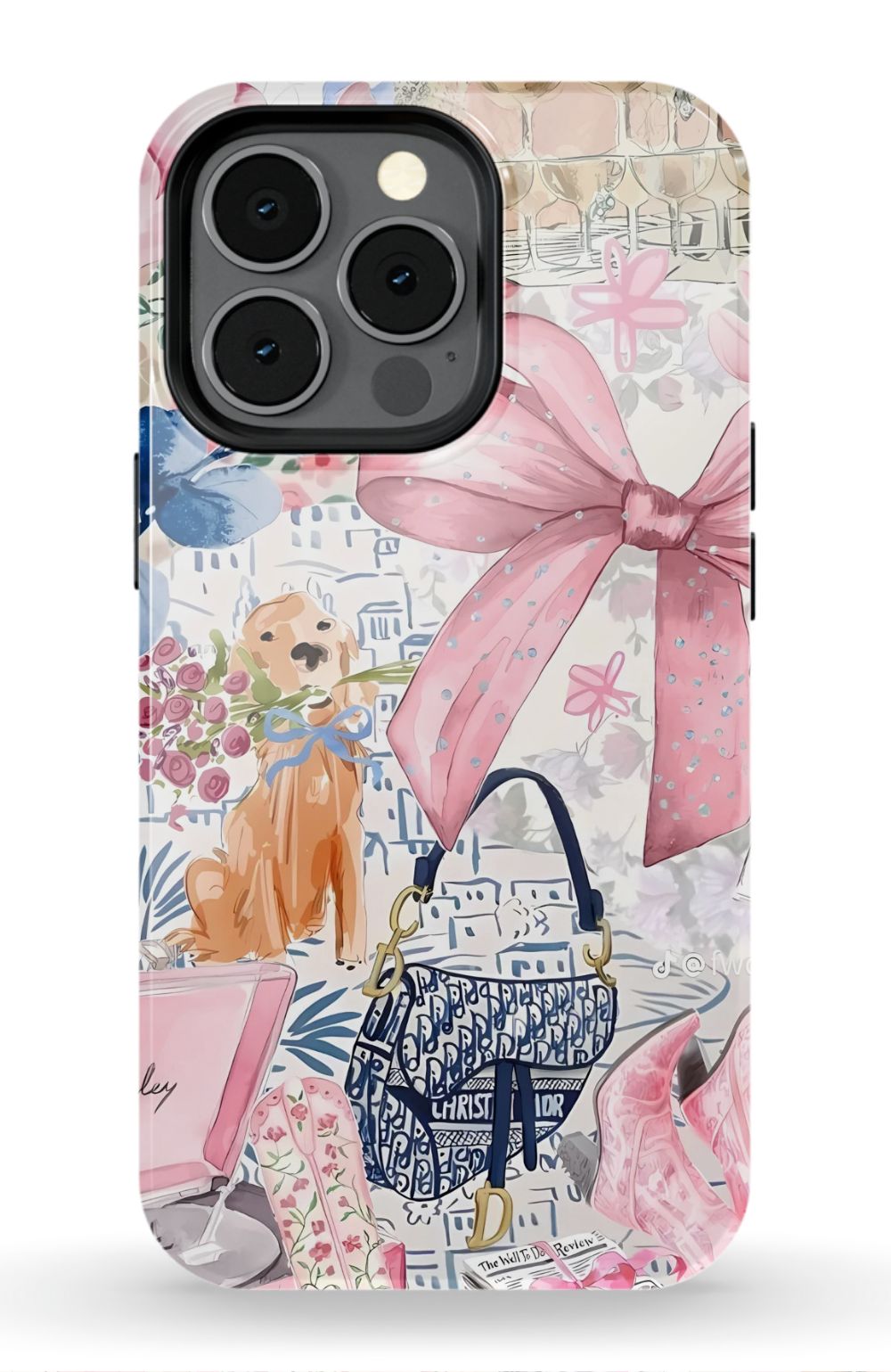 Coquette Collage Phone Case