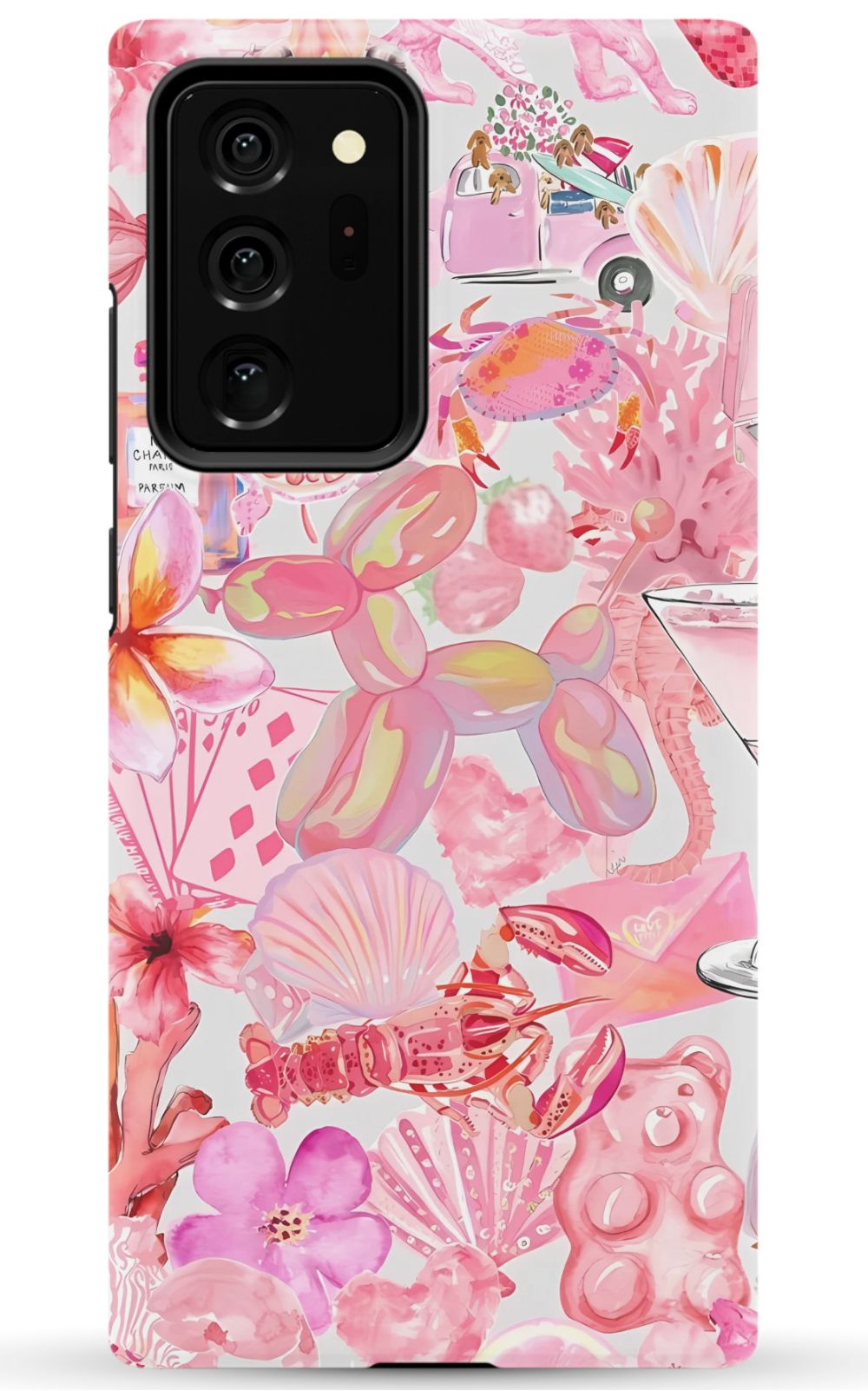 Pink Preppy Collage Phone Case