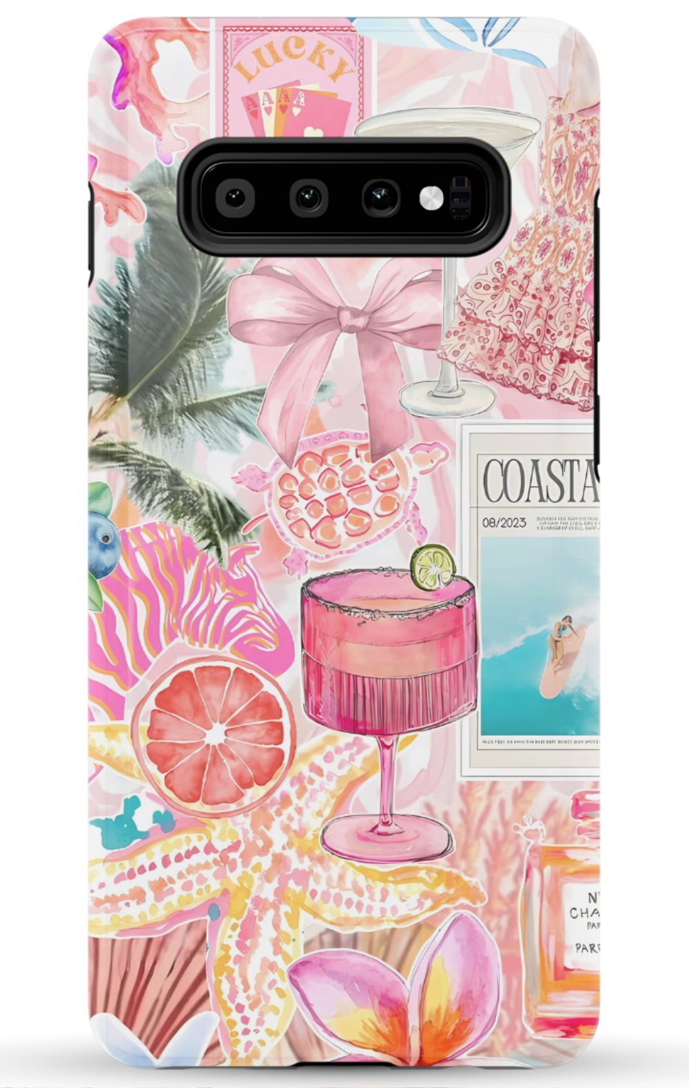 Coastal Preppy Collage Phone Case