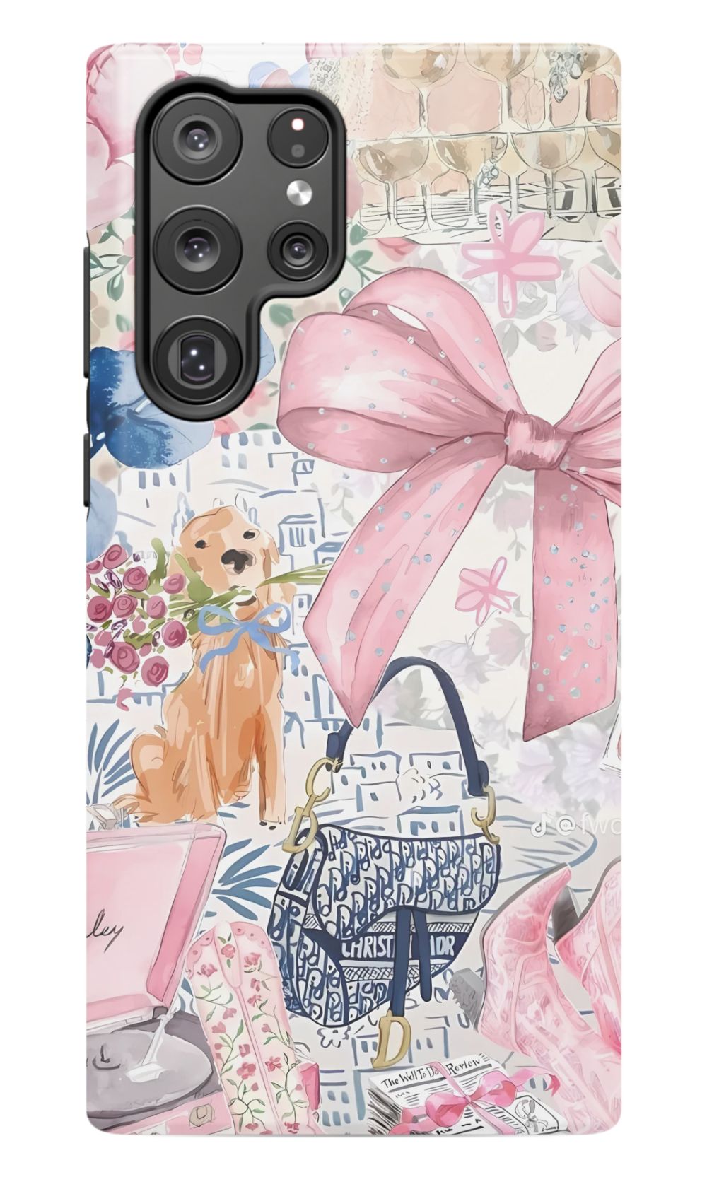 Coquette Collage Phone Case