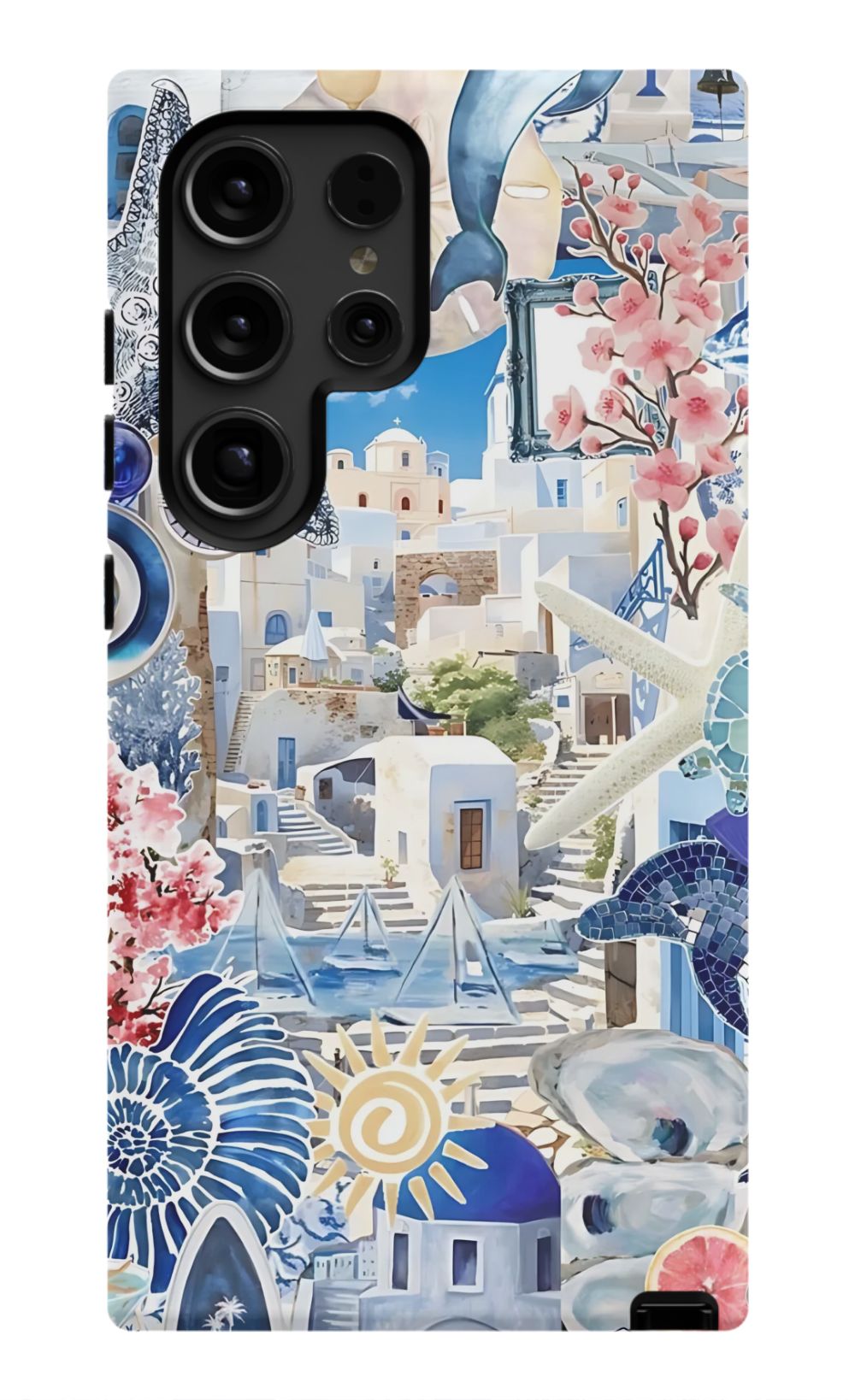 Greece Summer Collage Phone Case