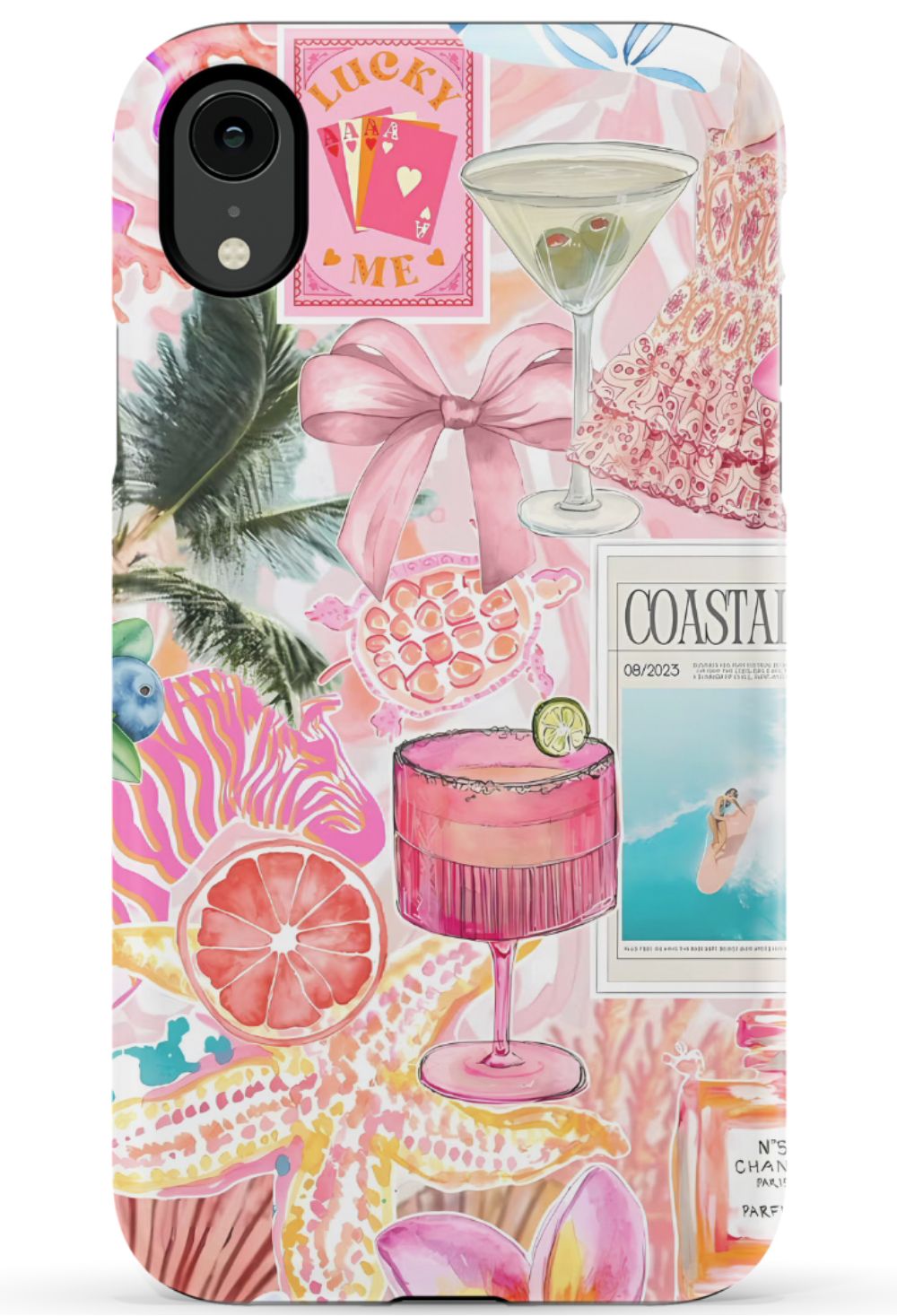 Coastal Preppy Collage Phone Case