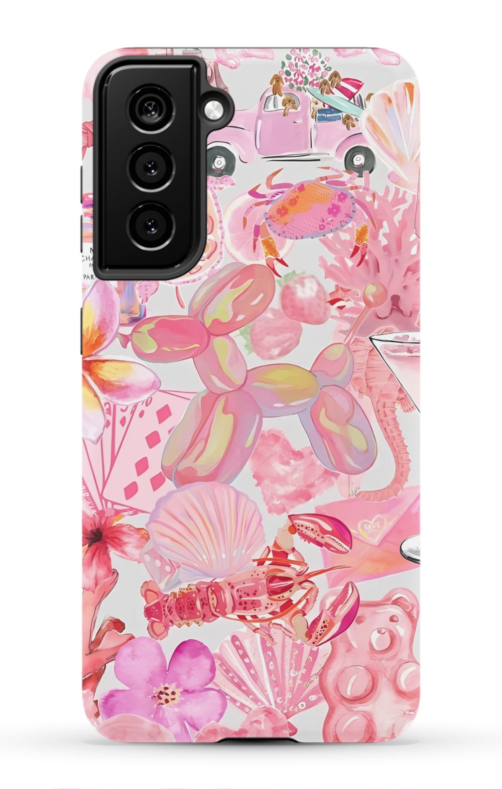 Pink Preppy Collage Phone Case