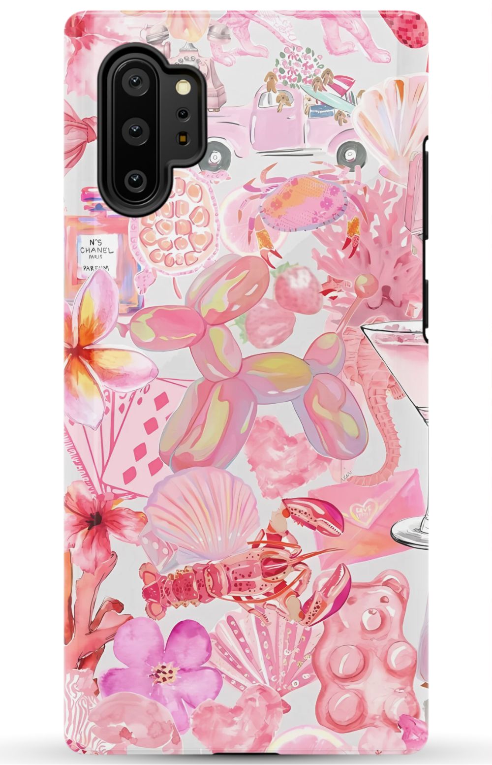 Pink Preppy Collage Phone Case