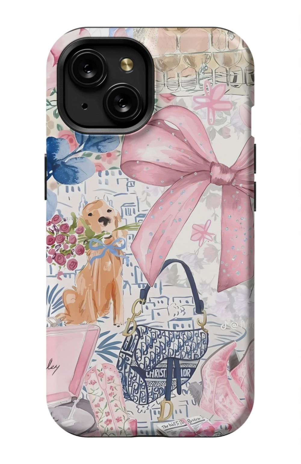 Coquette Collage Phone Case