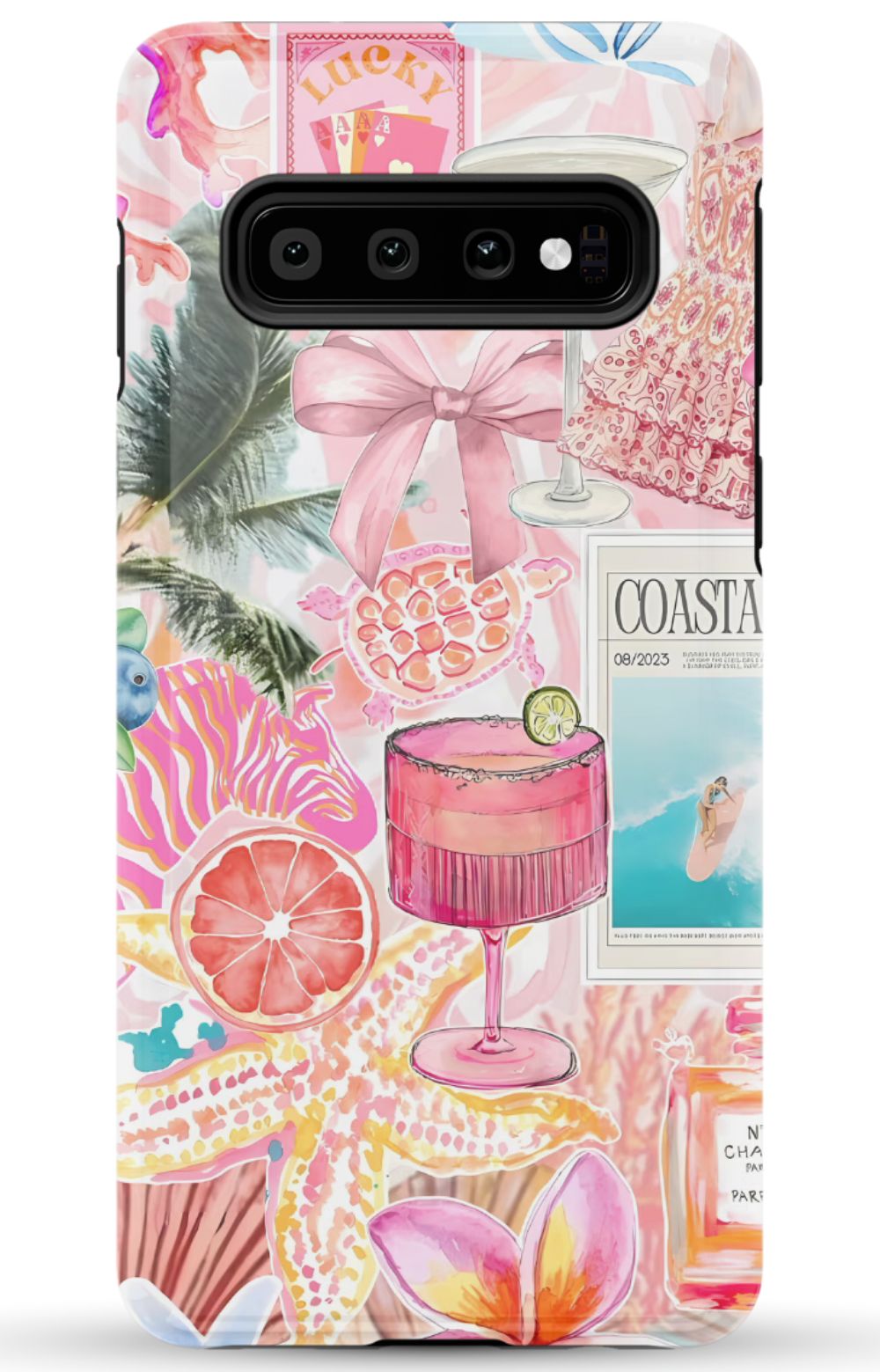 Coastal Preppy Collage Phone Case