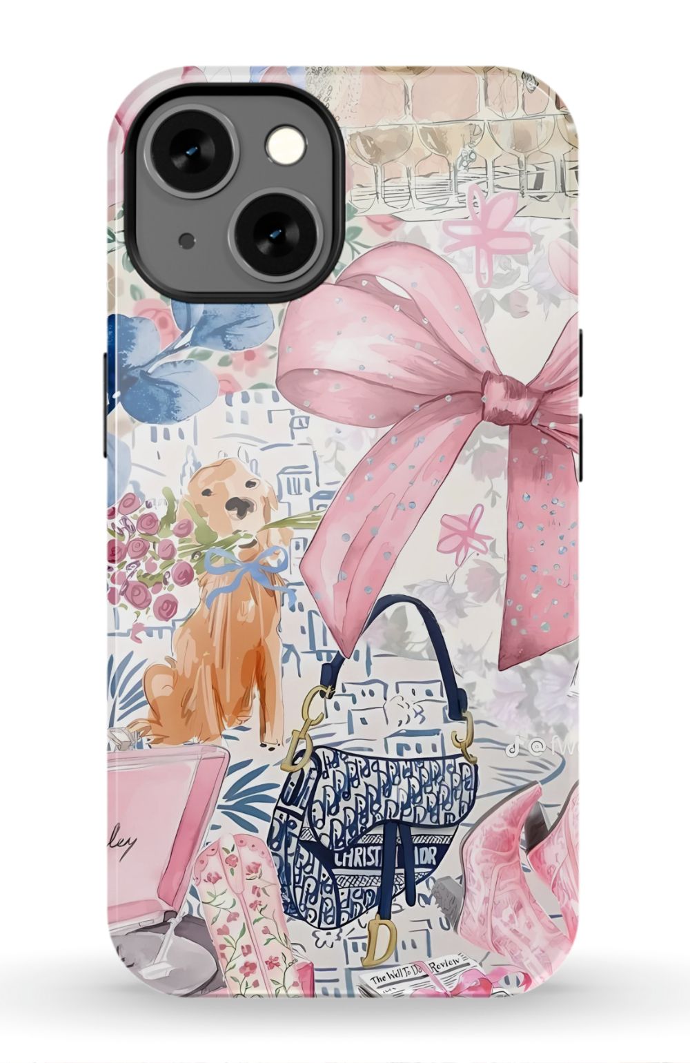 Coquette Collage Phone Case