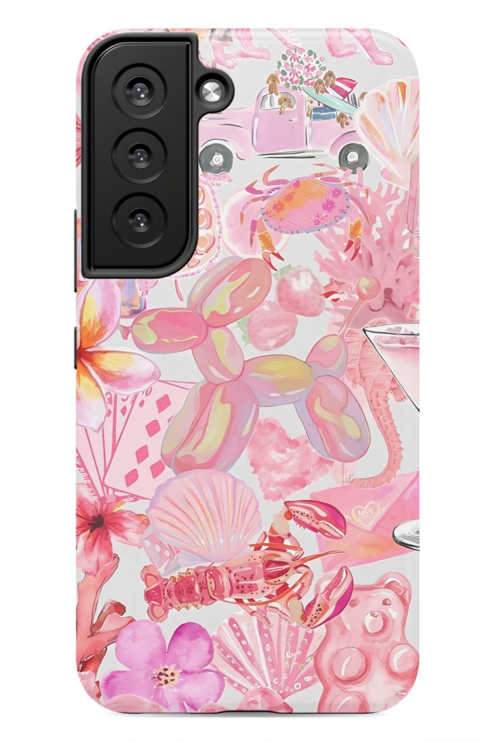 Pink Preppy Collage Phone Case