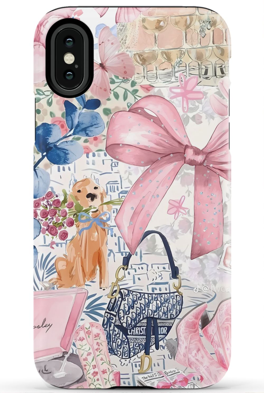 Coquette Collage Phone Case