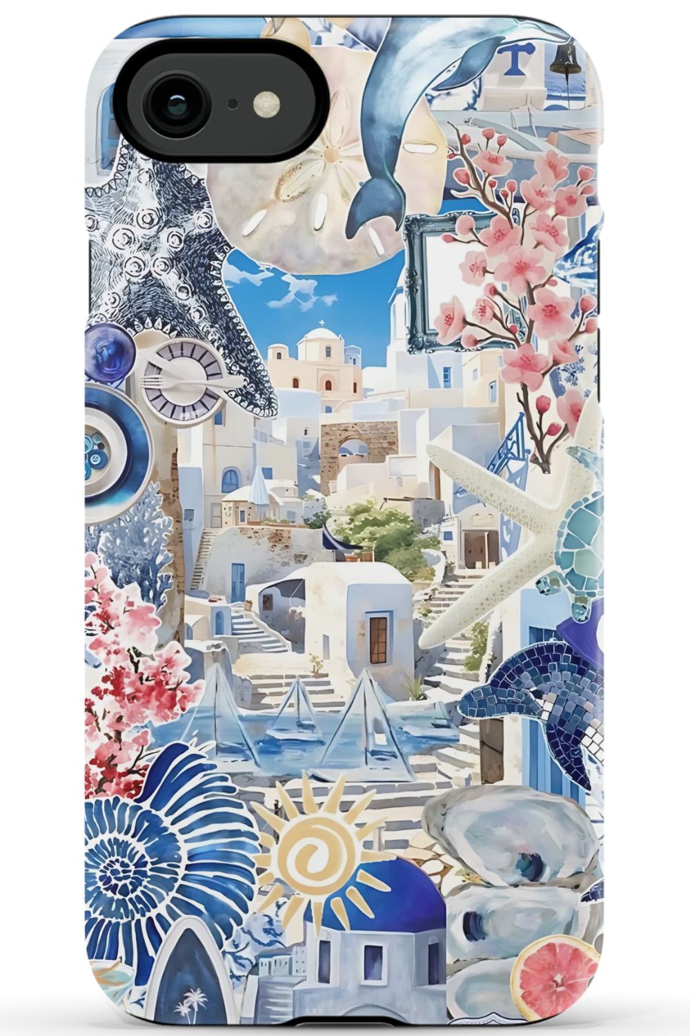 Greece Summer Collage Phone Case