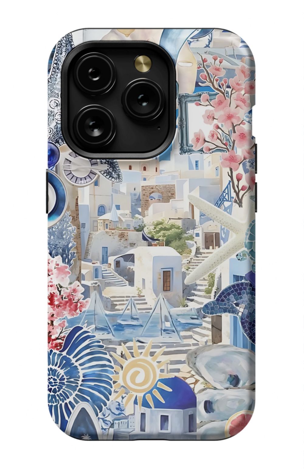 Greece Summer Collage Phone Case