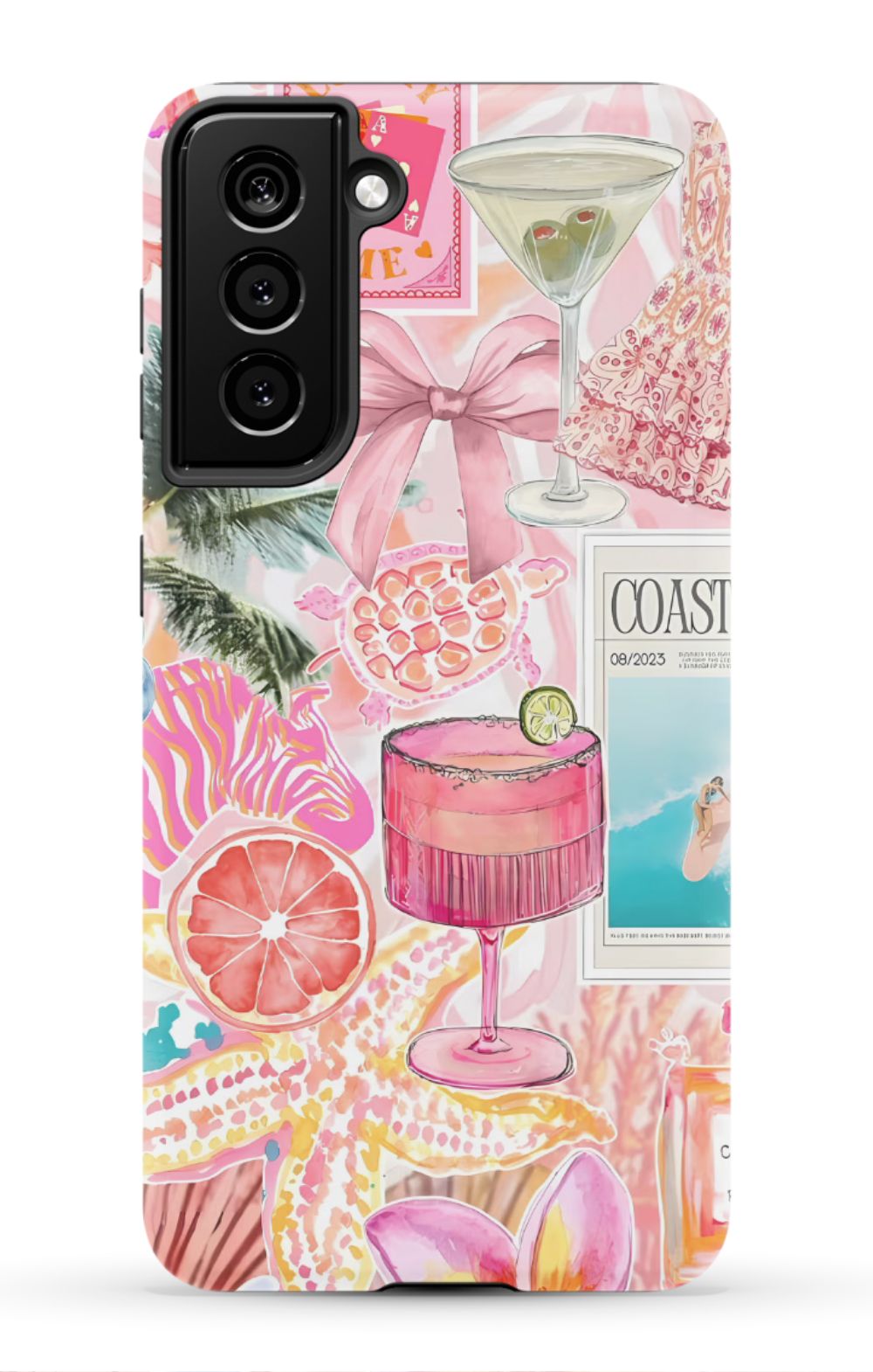 Coastal Preppy Collage Phone Case