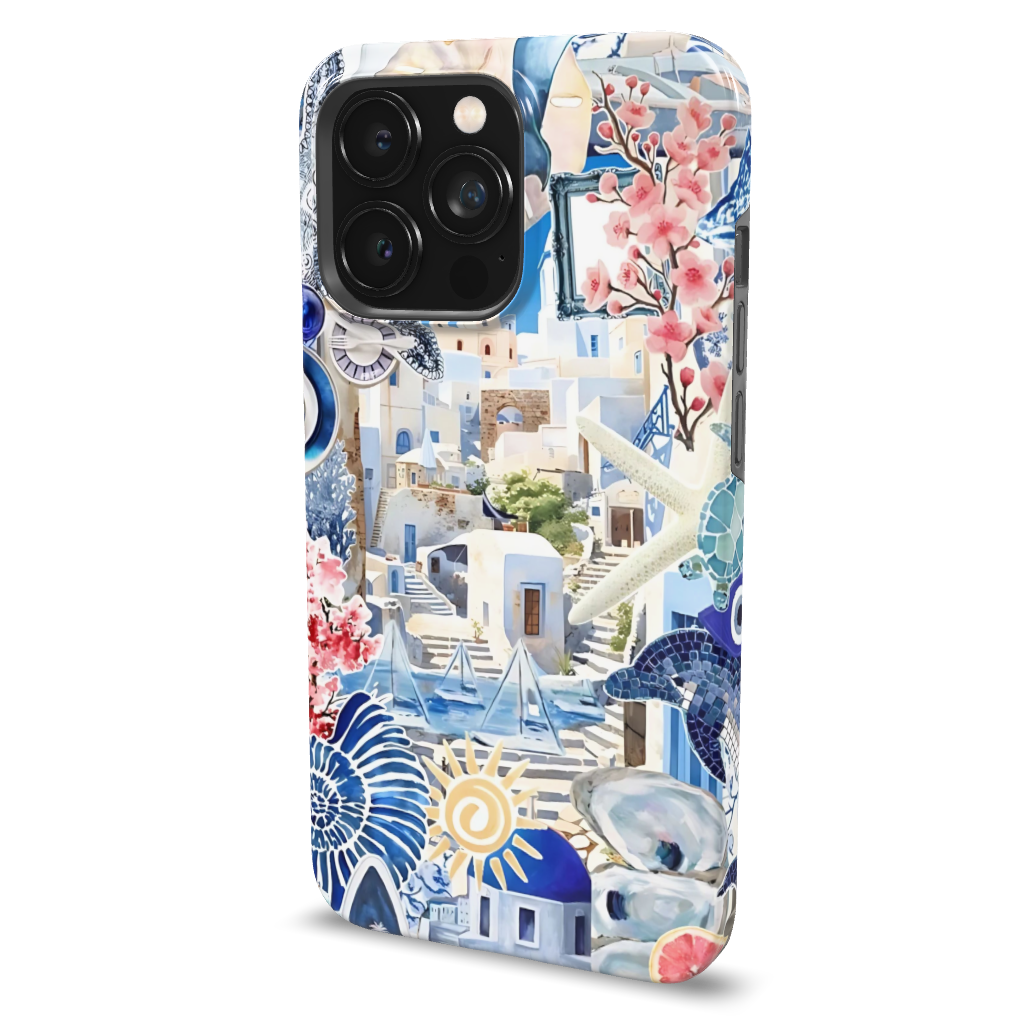 Greece Summer Collage Phone Case