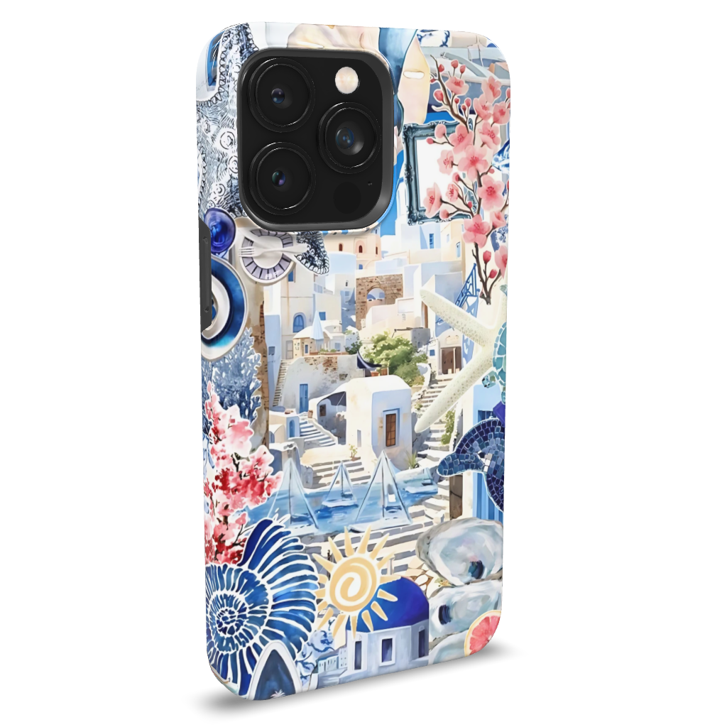 Greece Summer Collage Phone Case