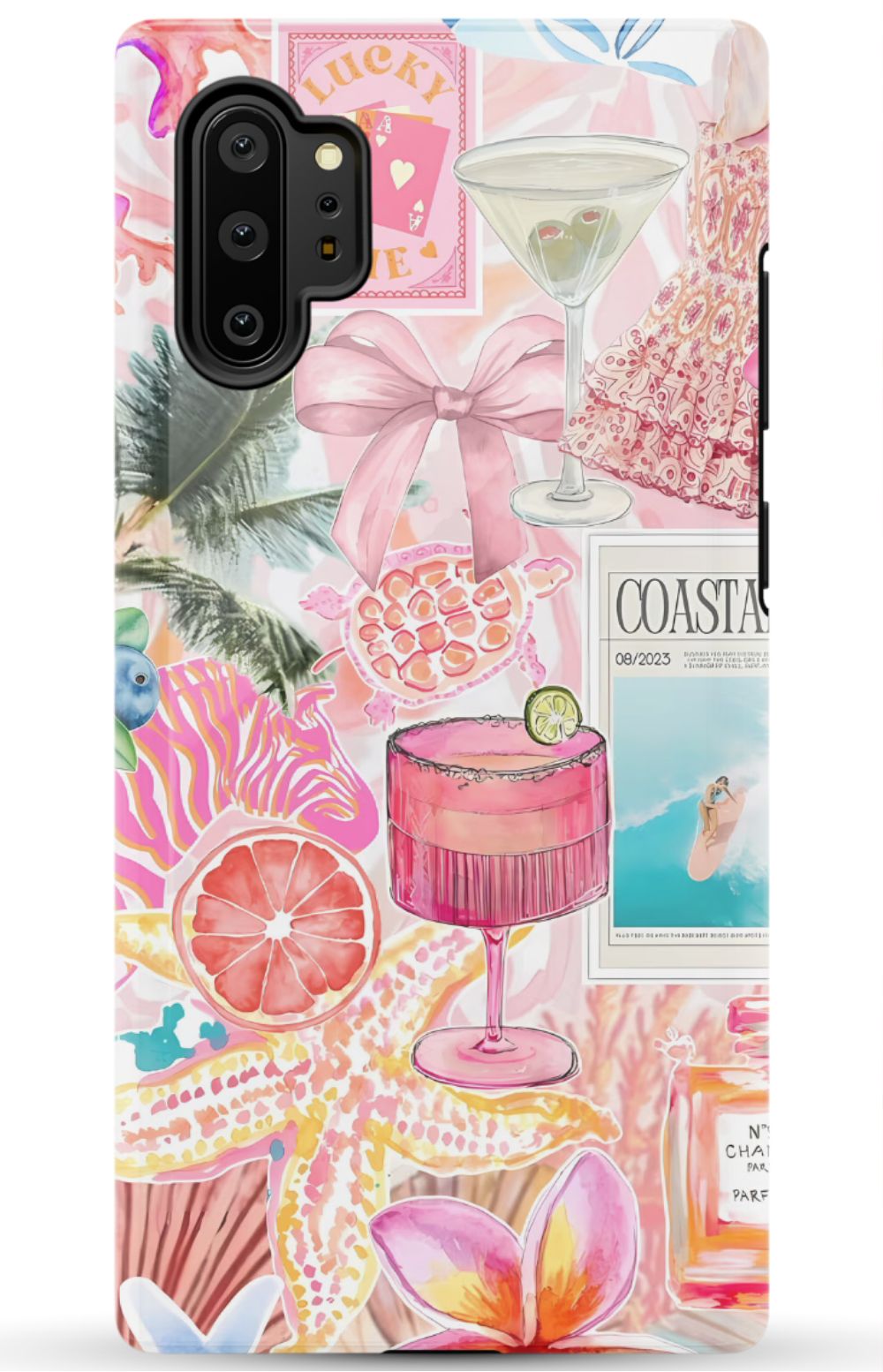 Coastal Preppy Collage Phone Case