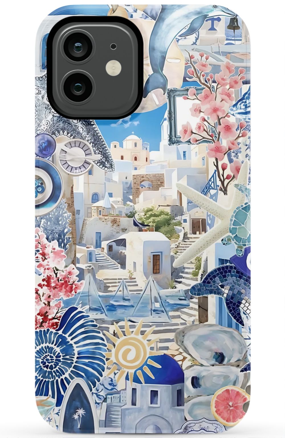 Greece Summer Collage Phone Case