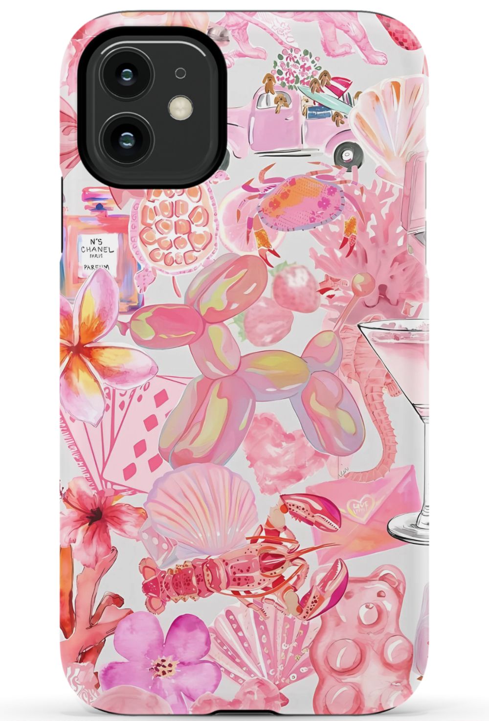 Pink Preppy Collage Phone Case