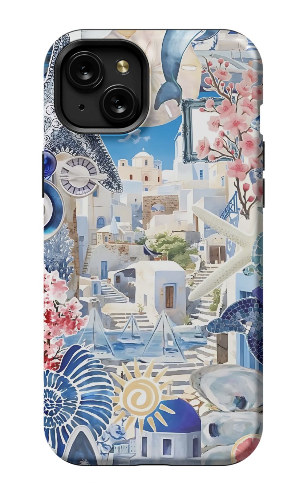 Greece Summer Collage Phone Case