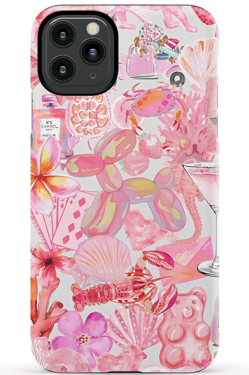 Pink Preppy Collage Phone Case