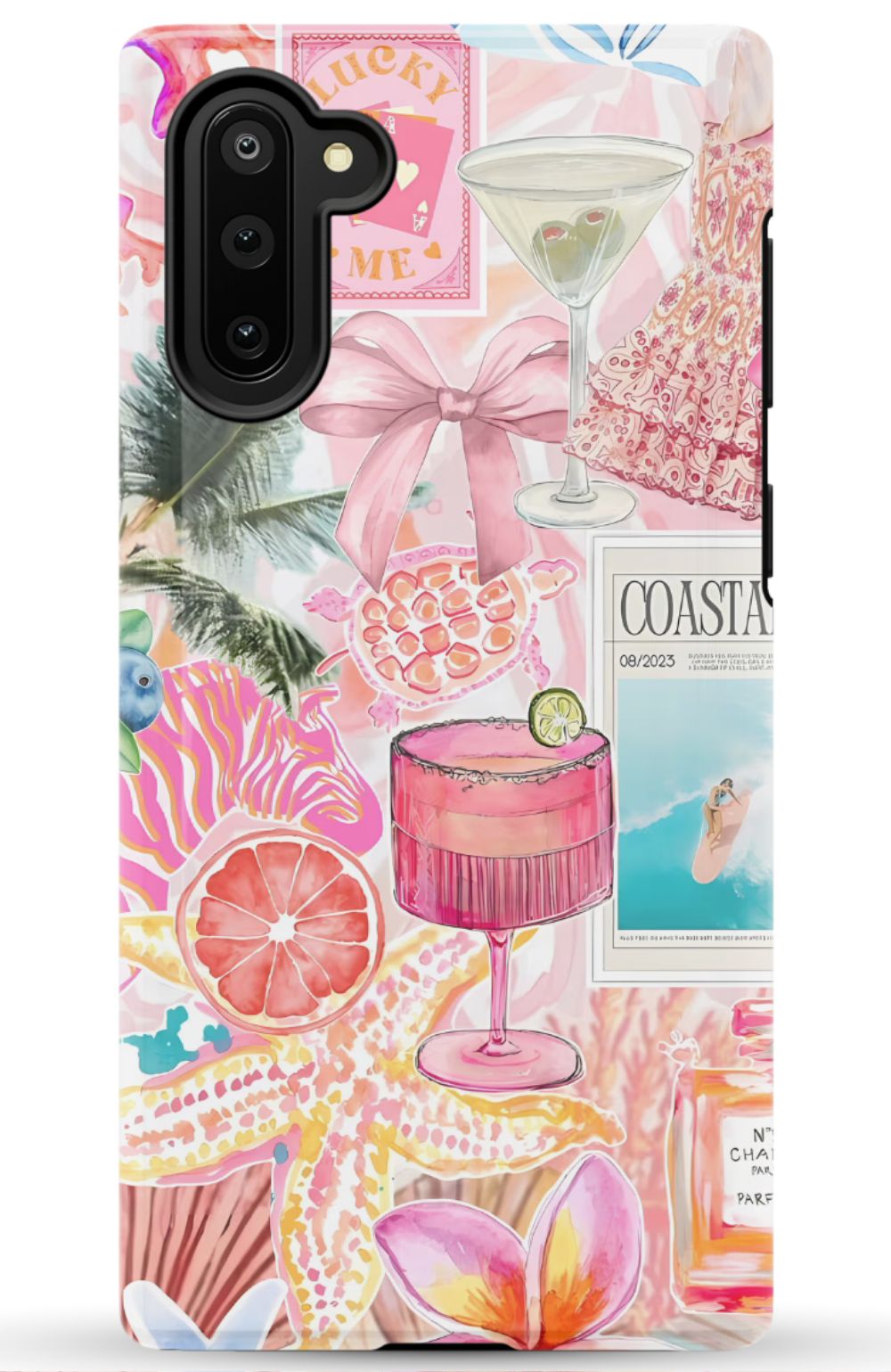 Coastal Preppy Collage Phone Case