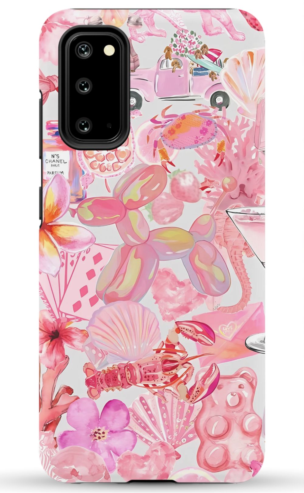 Pink Preppy Collage Phone Case