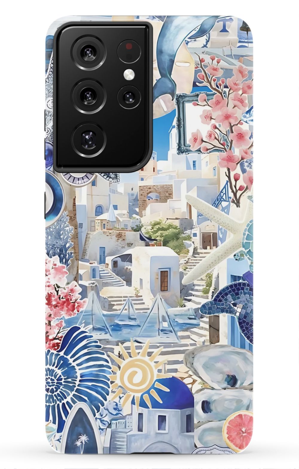 Greece Summer Collage Phone Case