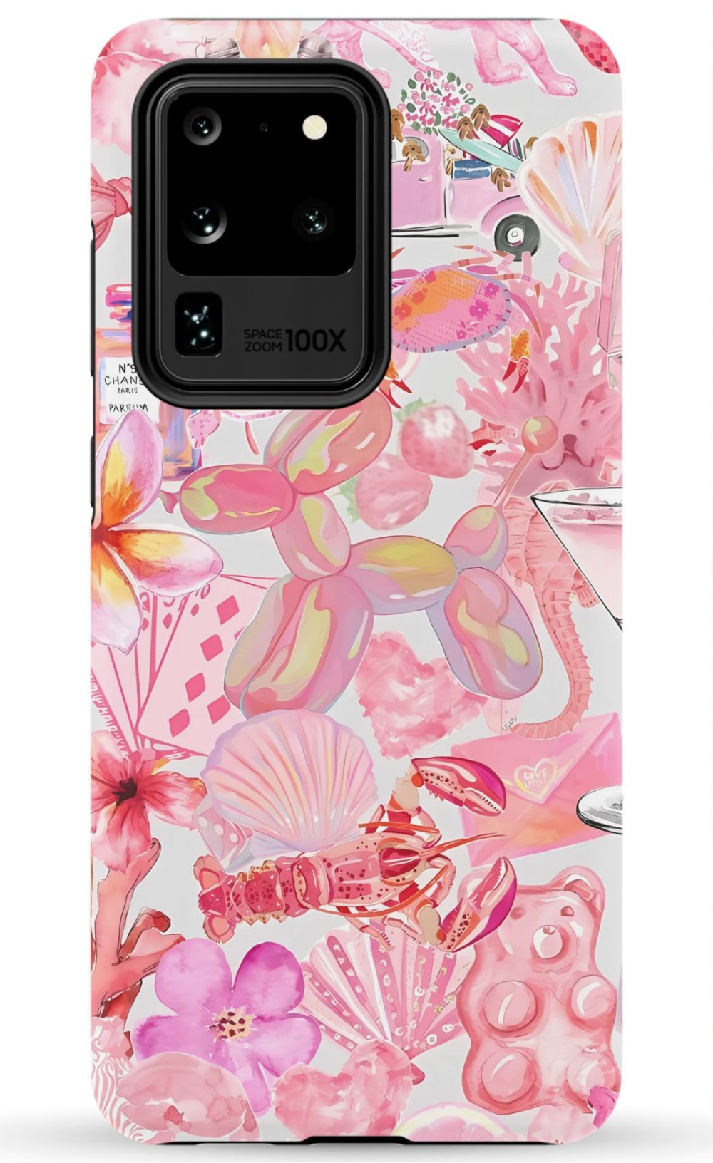 Pink Preppy Collage Phone Case