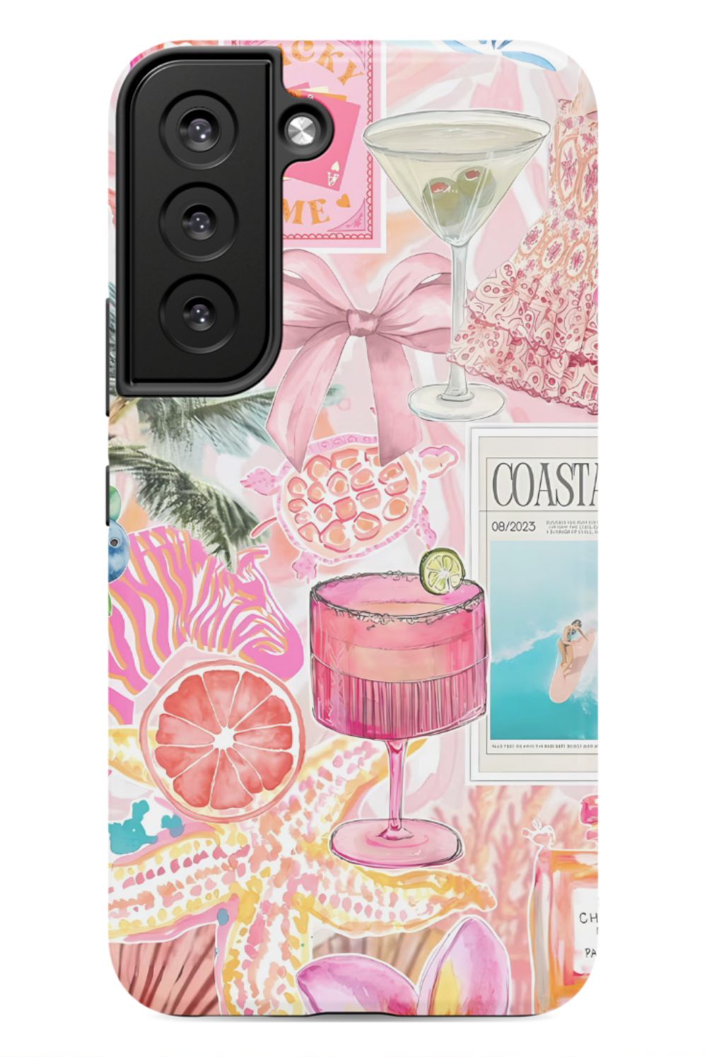 Coastal Preppy Collage Phone Case