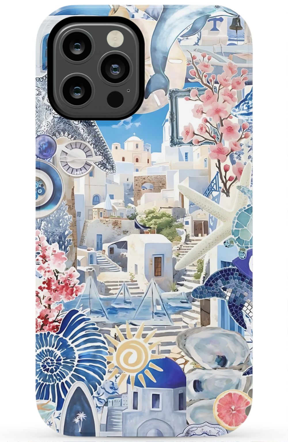 Greece Summer Collage Phone Case