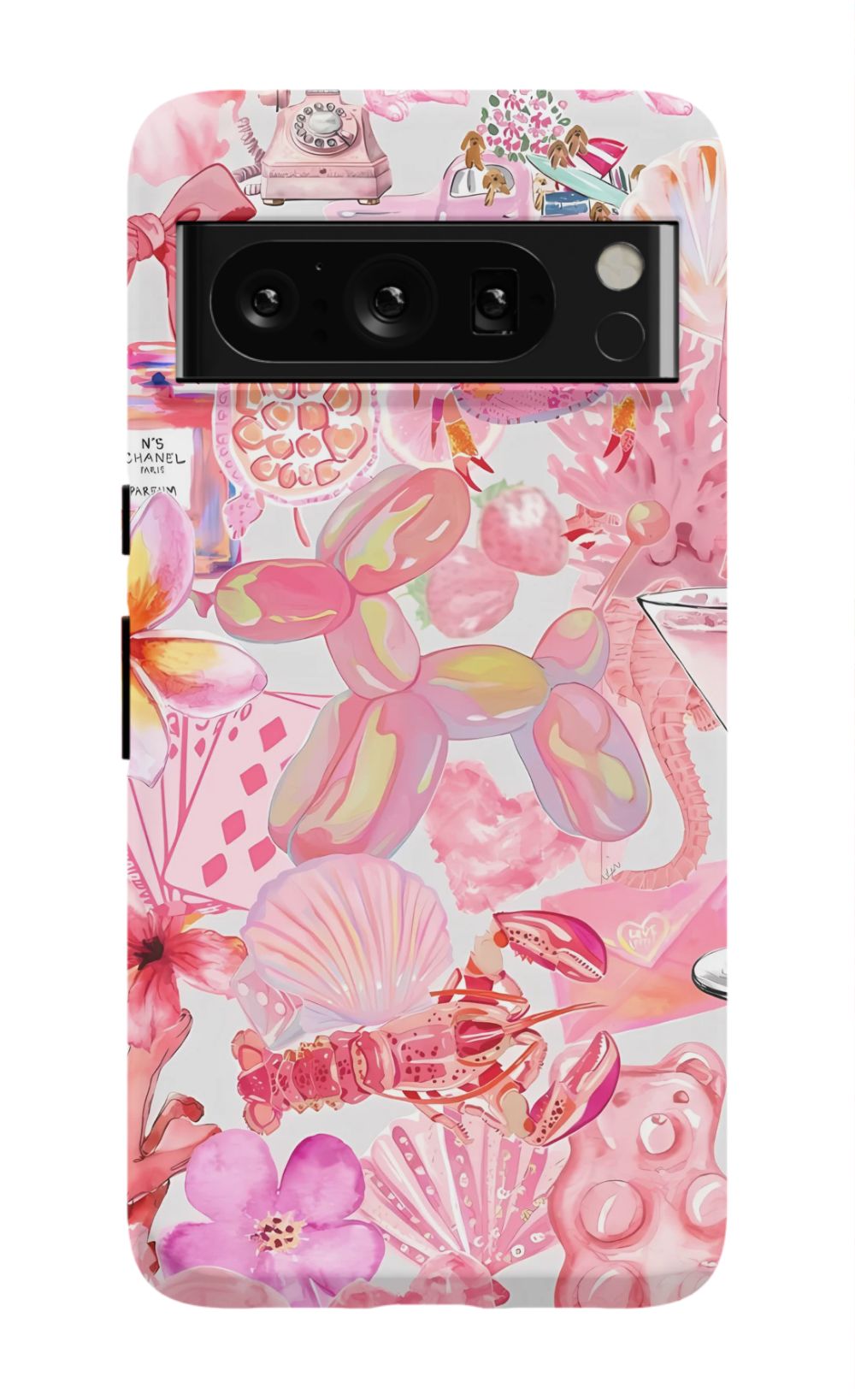 Pink Preppy Collage Phone Case