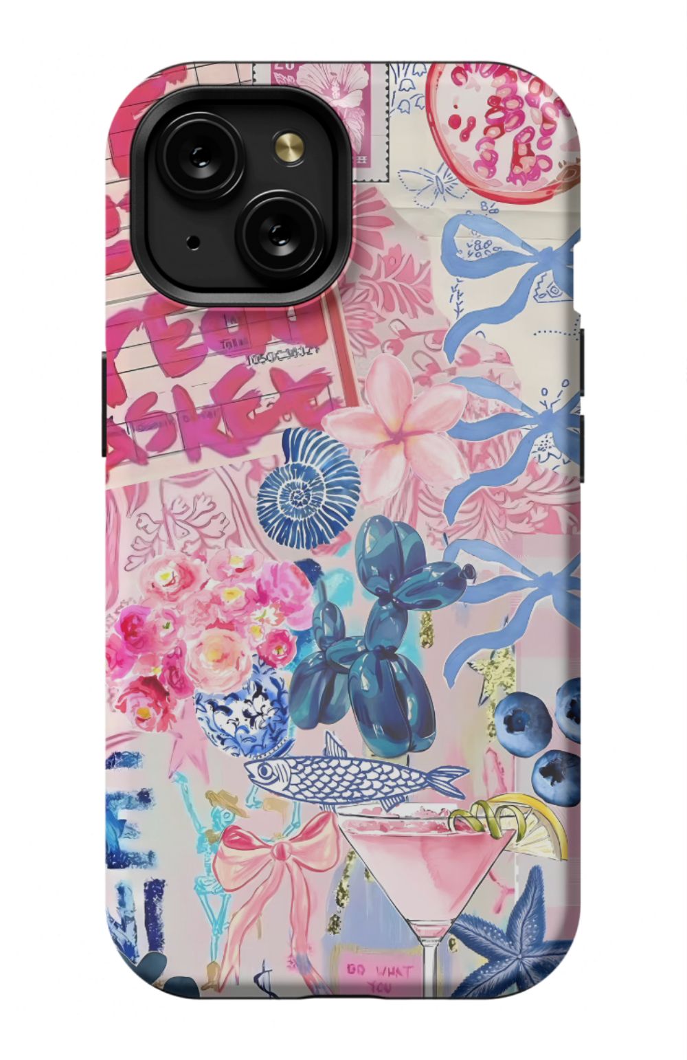 Preppy Aesthetic Collage Phone Case