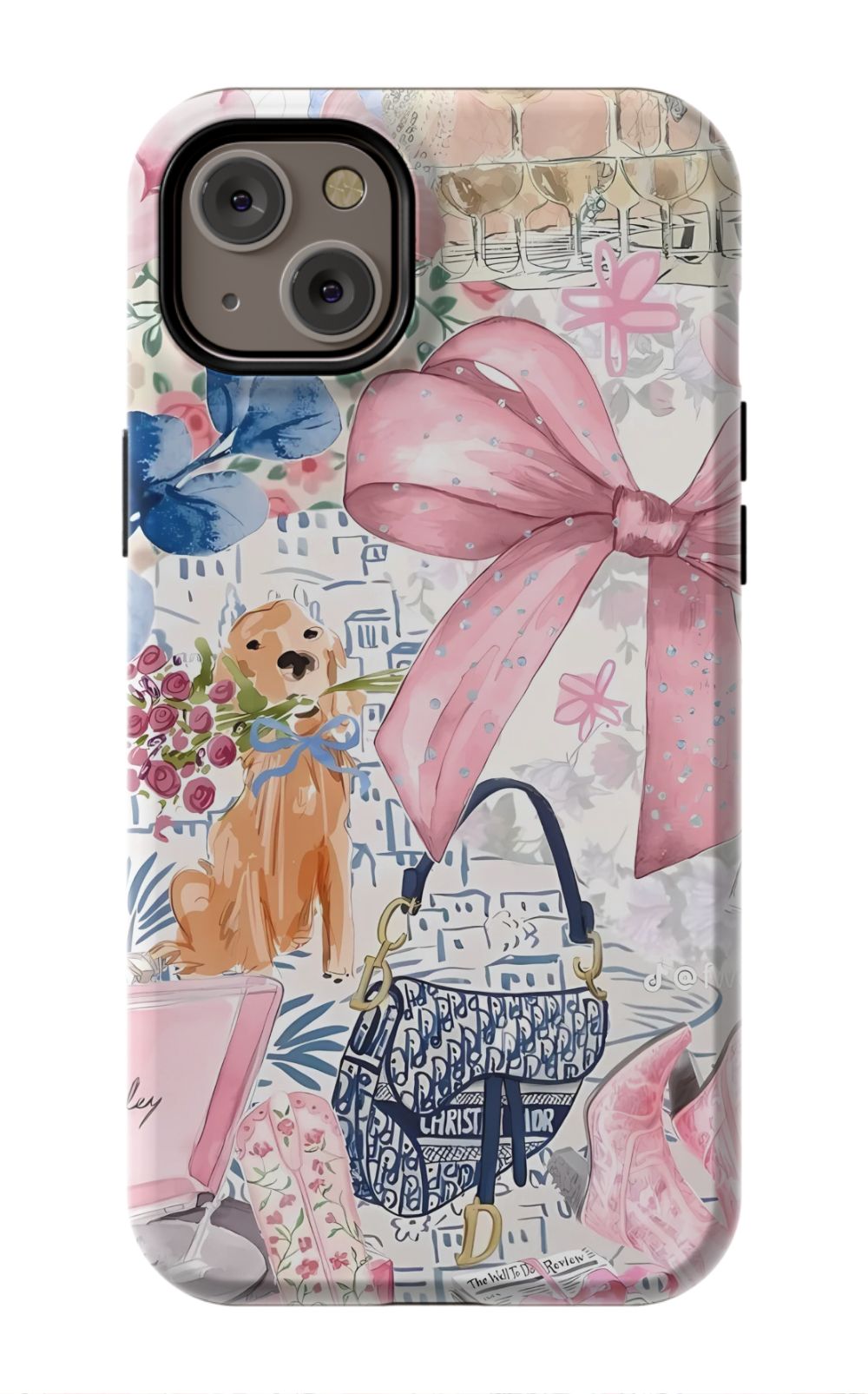 Coquette Collage Phone Case