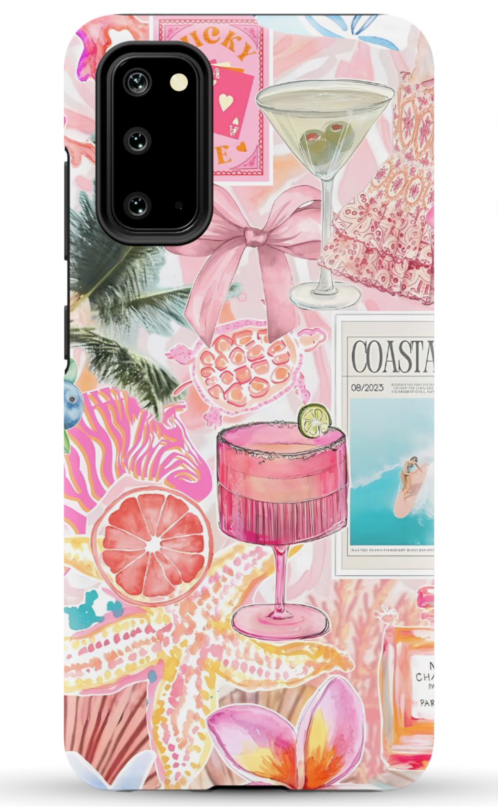 Coastal Preppy Collage Phone Case