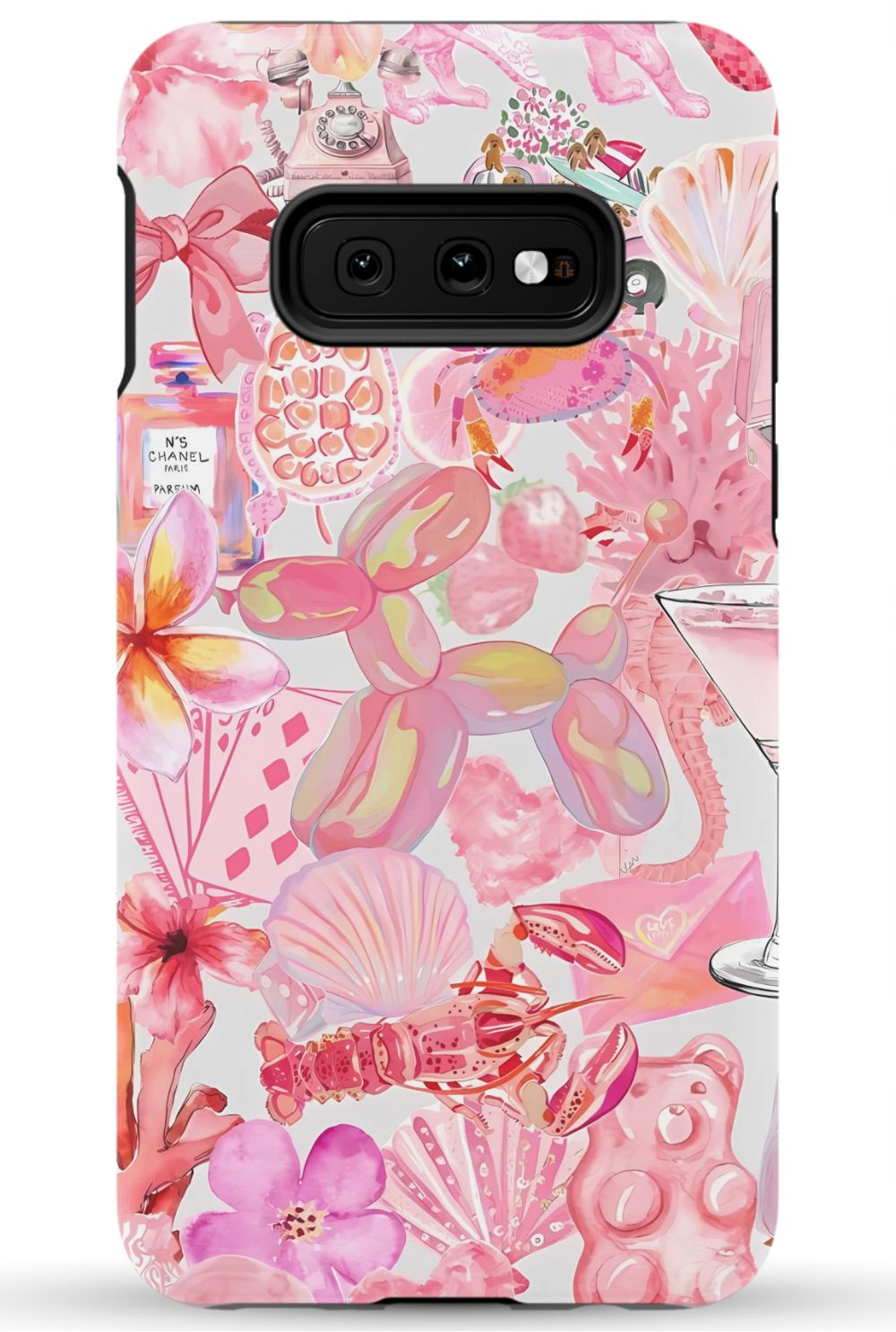 Pink Preppy Collage Phone Case