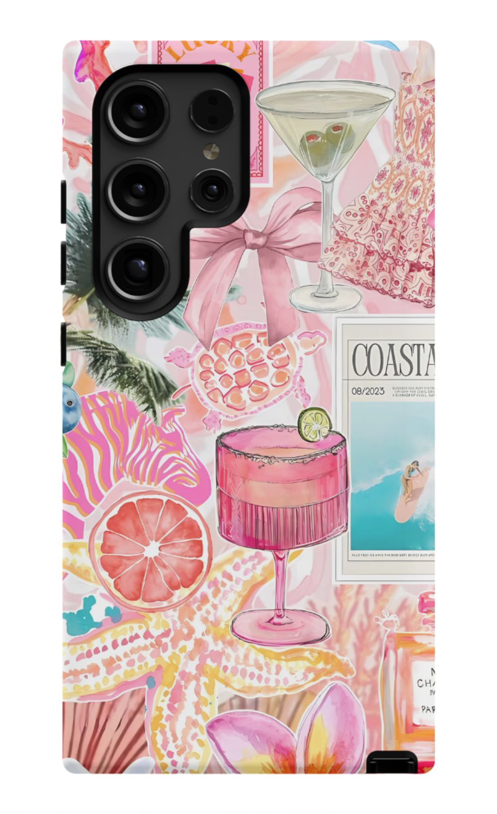 Coastal Preppy Collage Phone Case