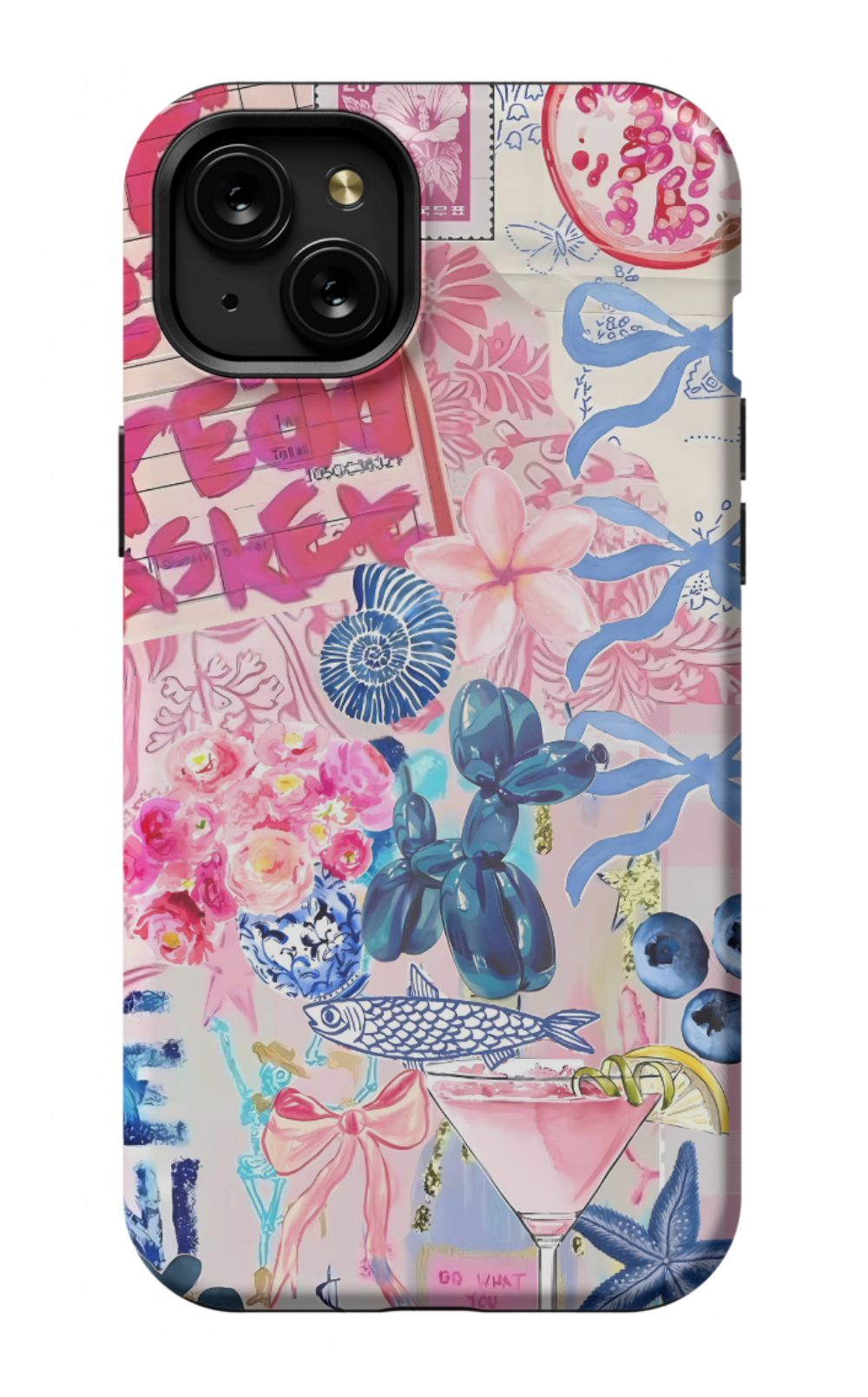 Preppy Aesthetic Collage Phone Case