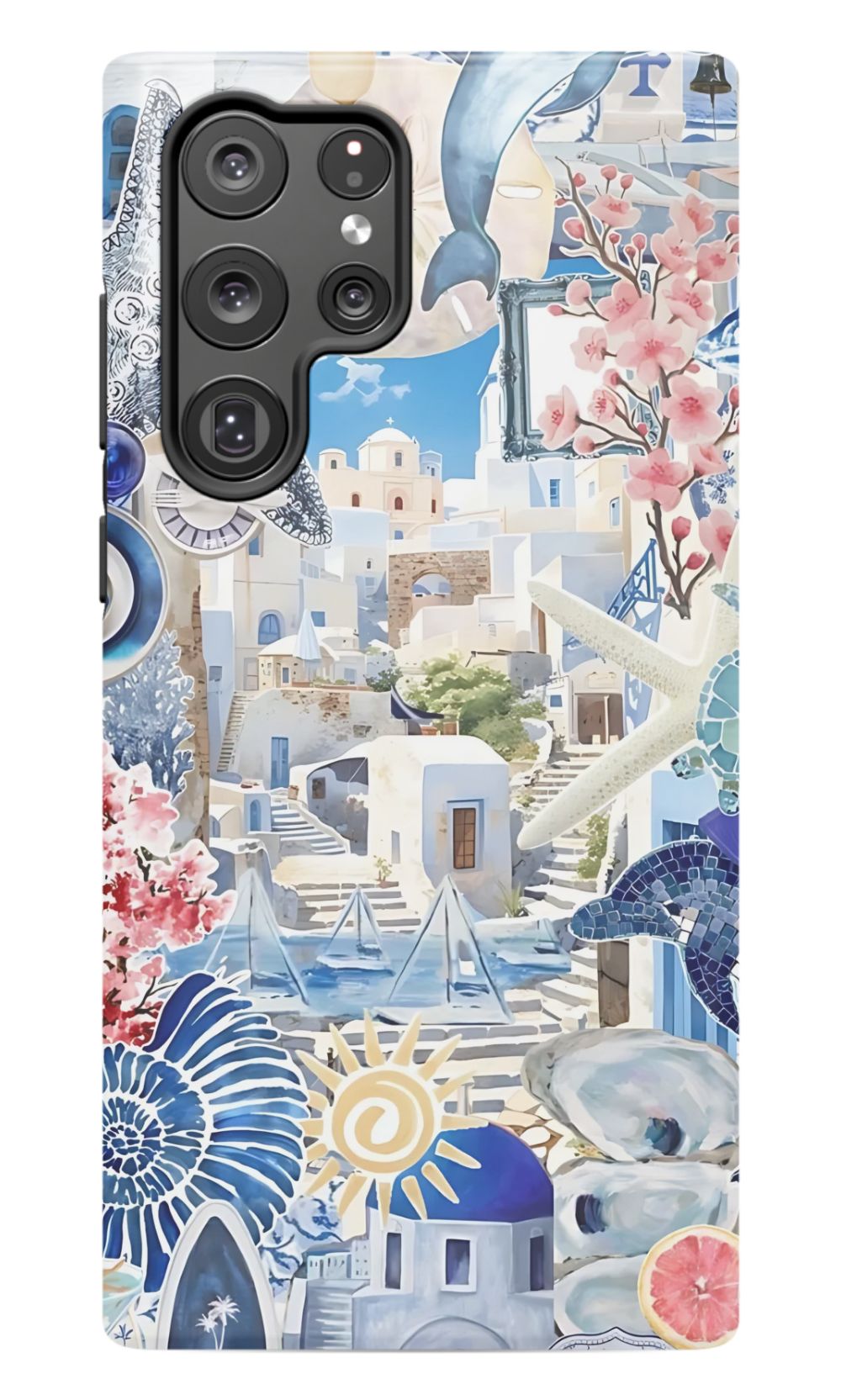 Greece Summer Collage Phone Case