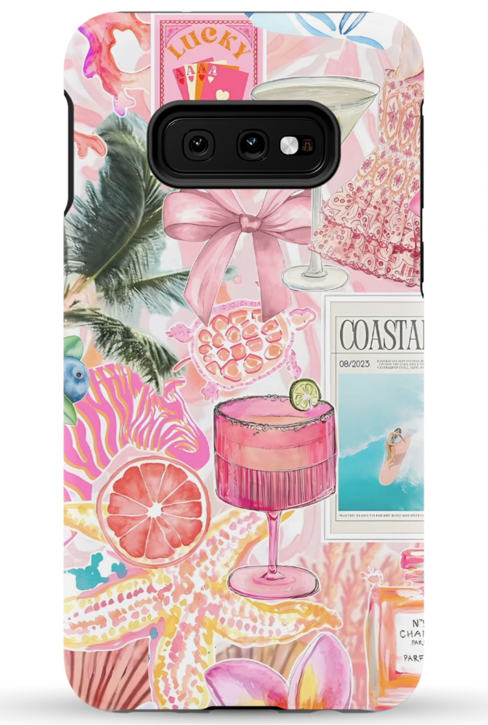 Coastal Preppy Collage Phone Case