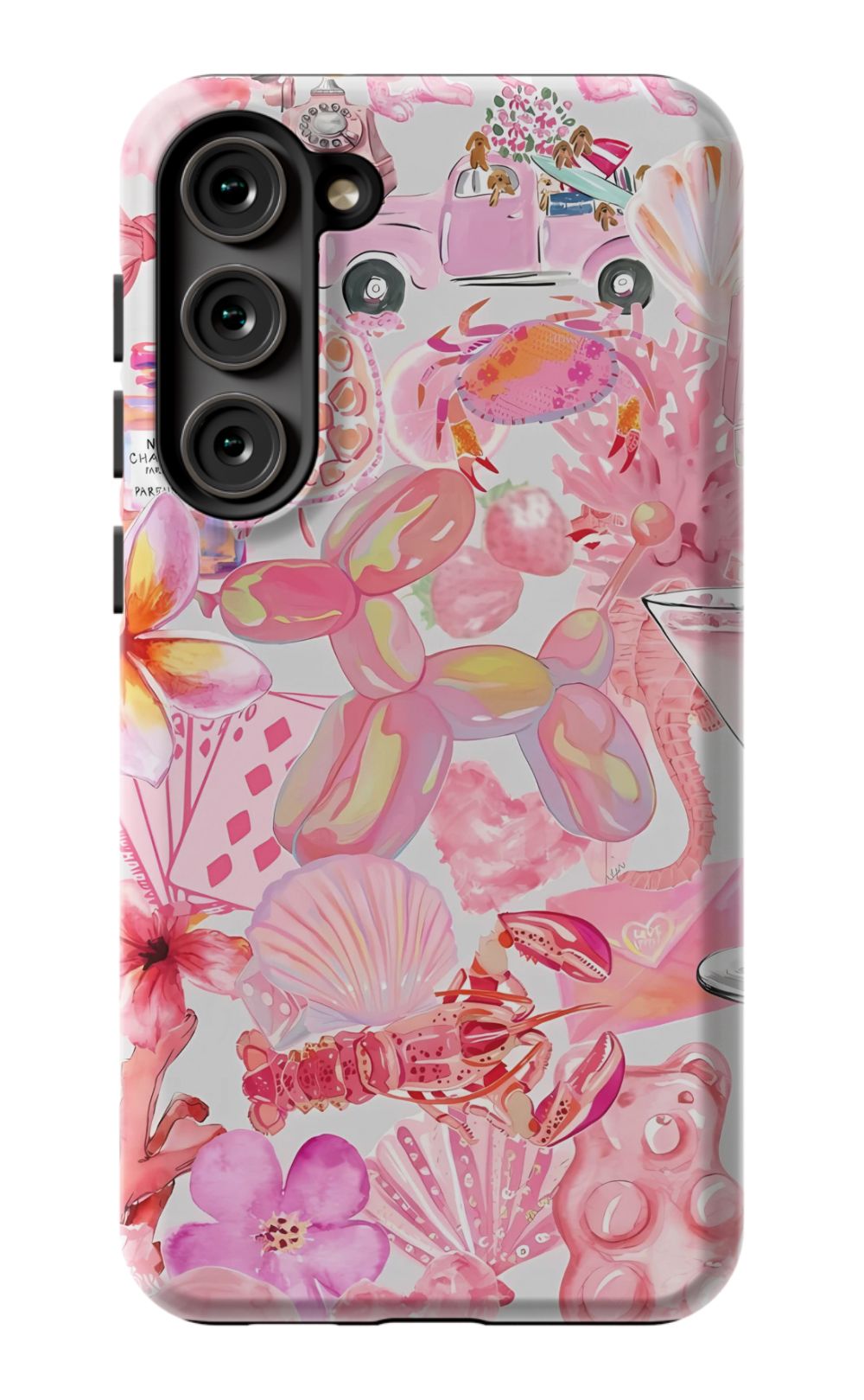 Pink Preppy Collage Phone Case