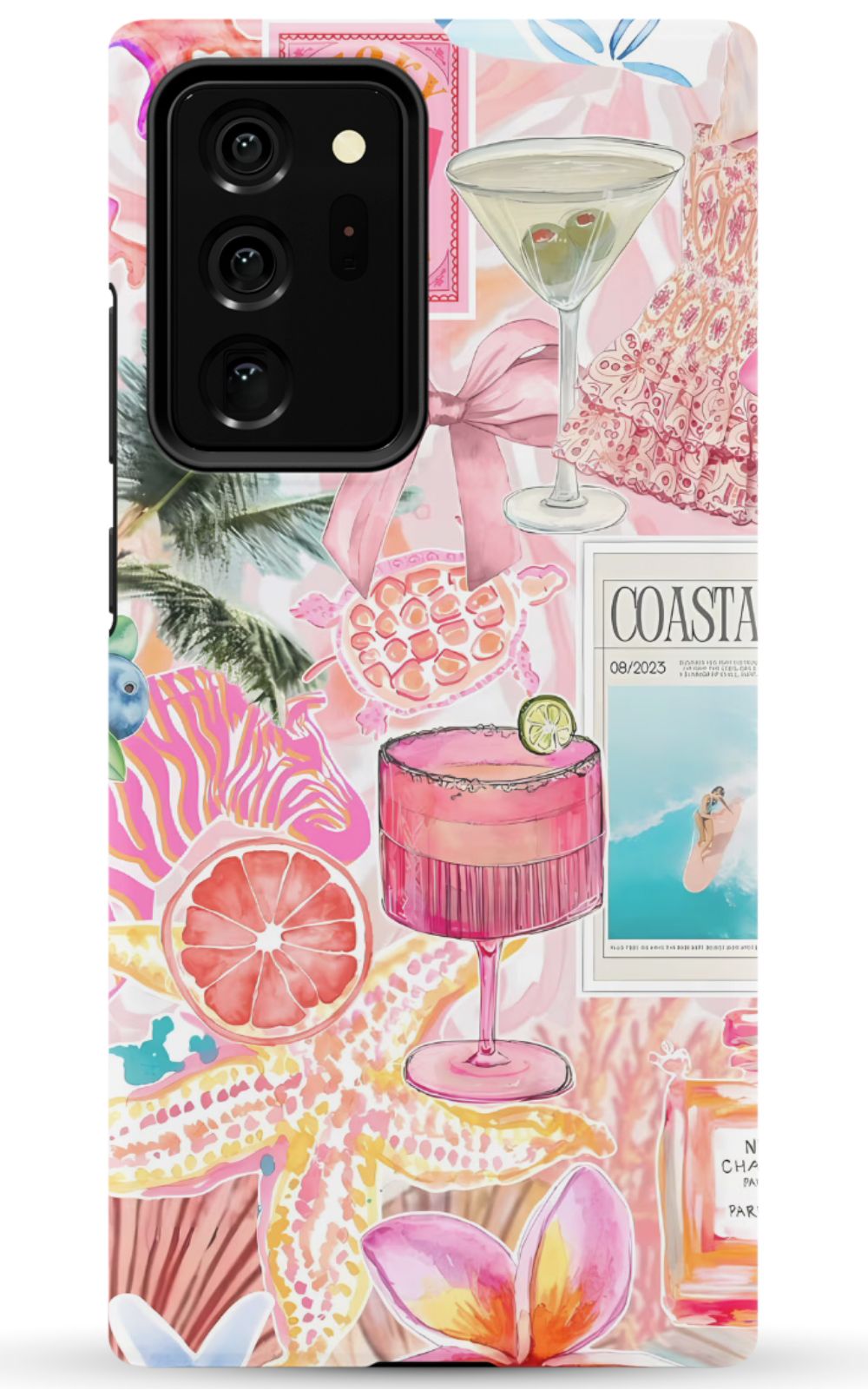 Coastal Preppy Collage Phone Case