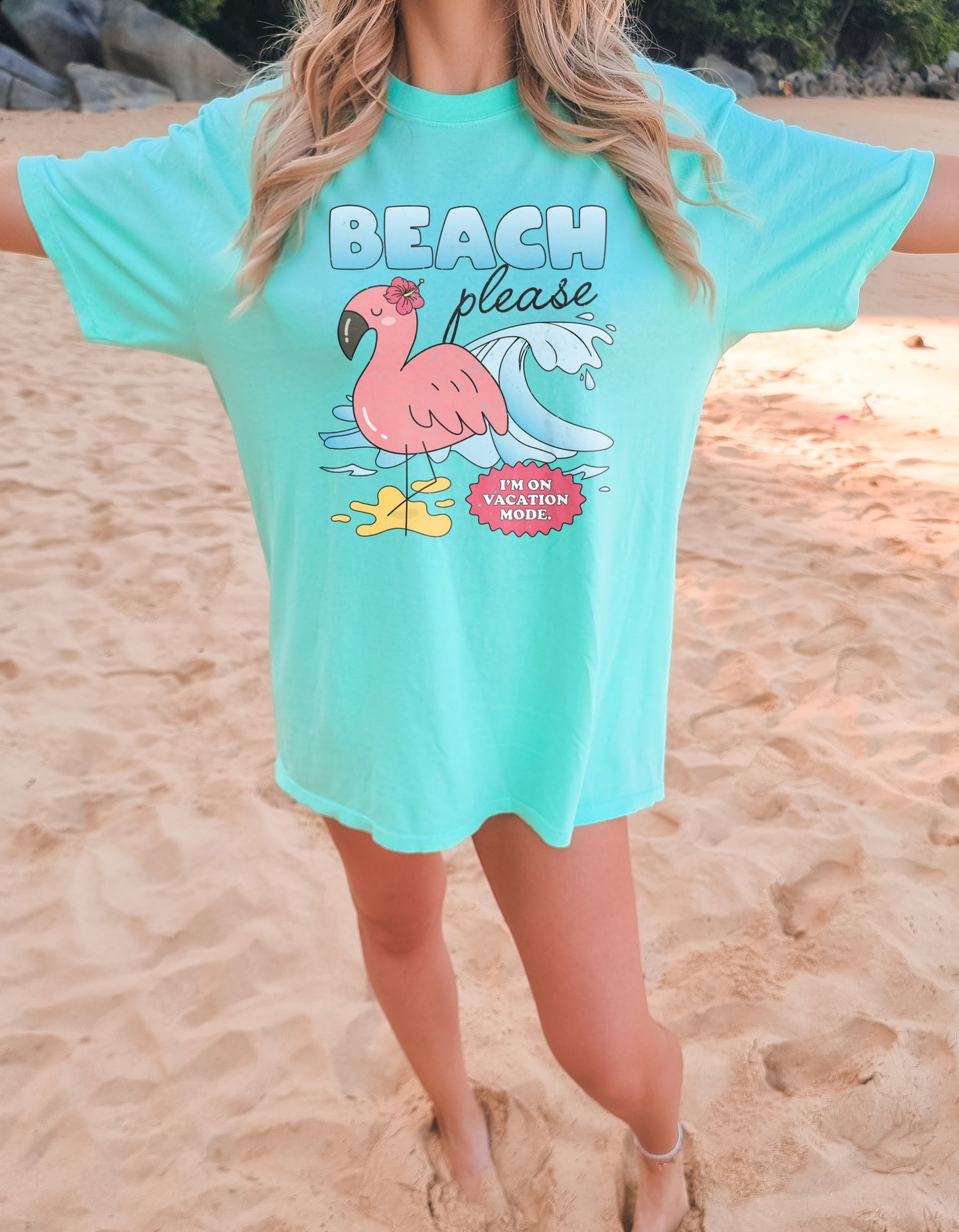 Beach Please Vacation Tshirt Comfort Colors®