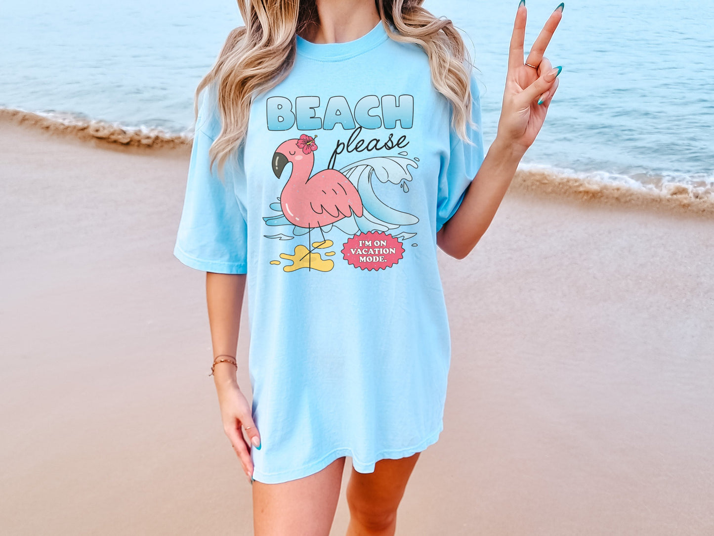 Beach Please Vacation Tshirt Comfort Colors®