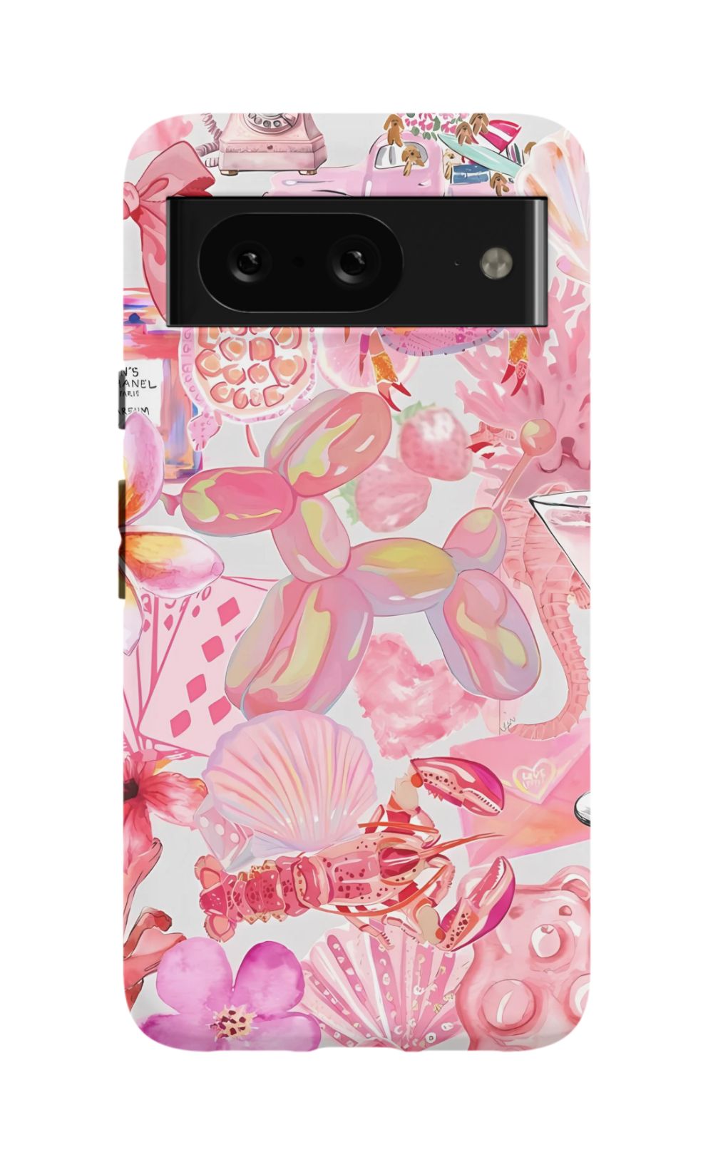 Pink Preppy Collage Phone Case