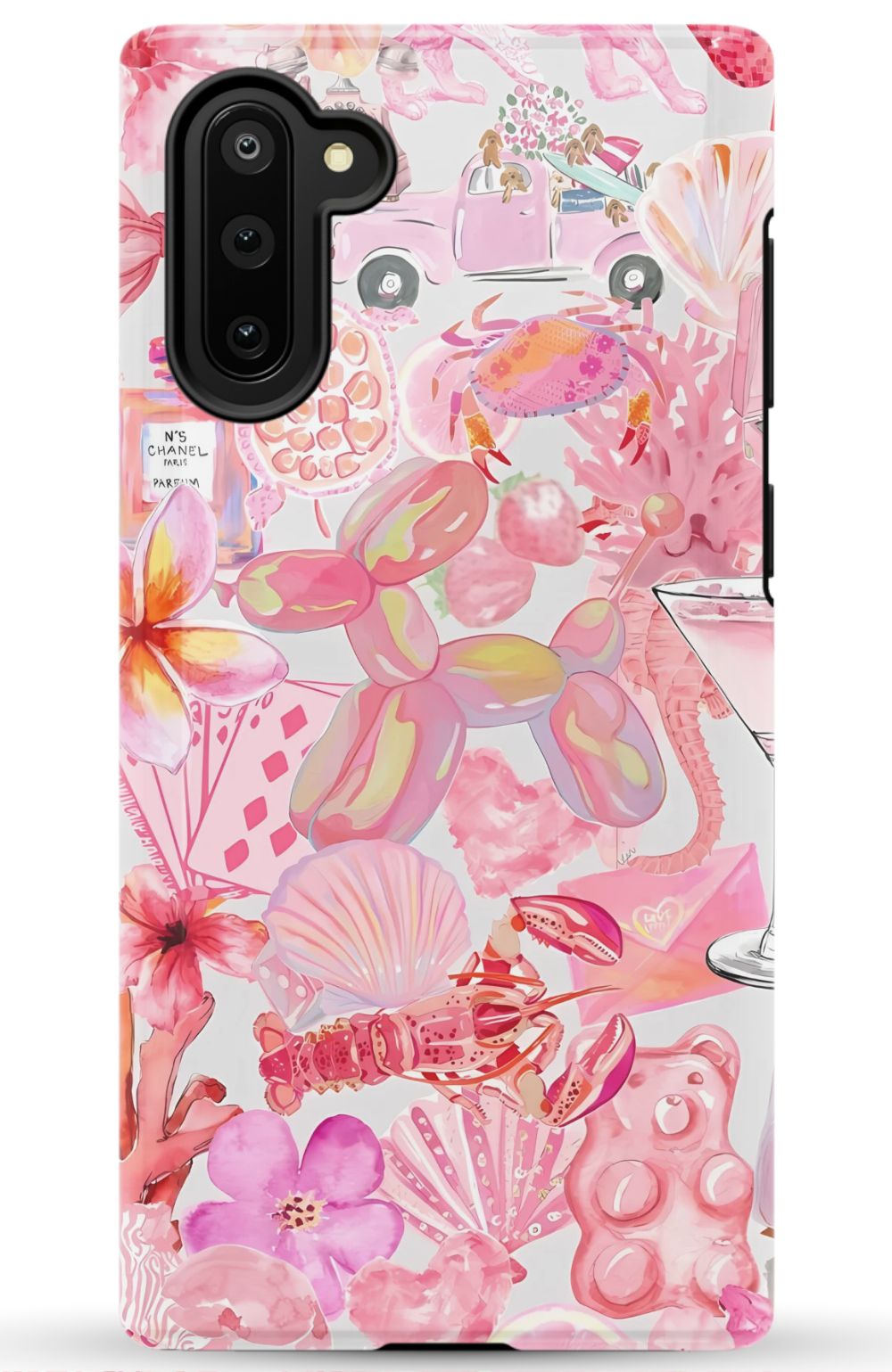 Pink Preppy Collage Phone Case