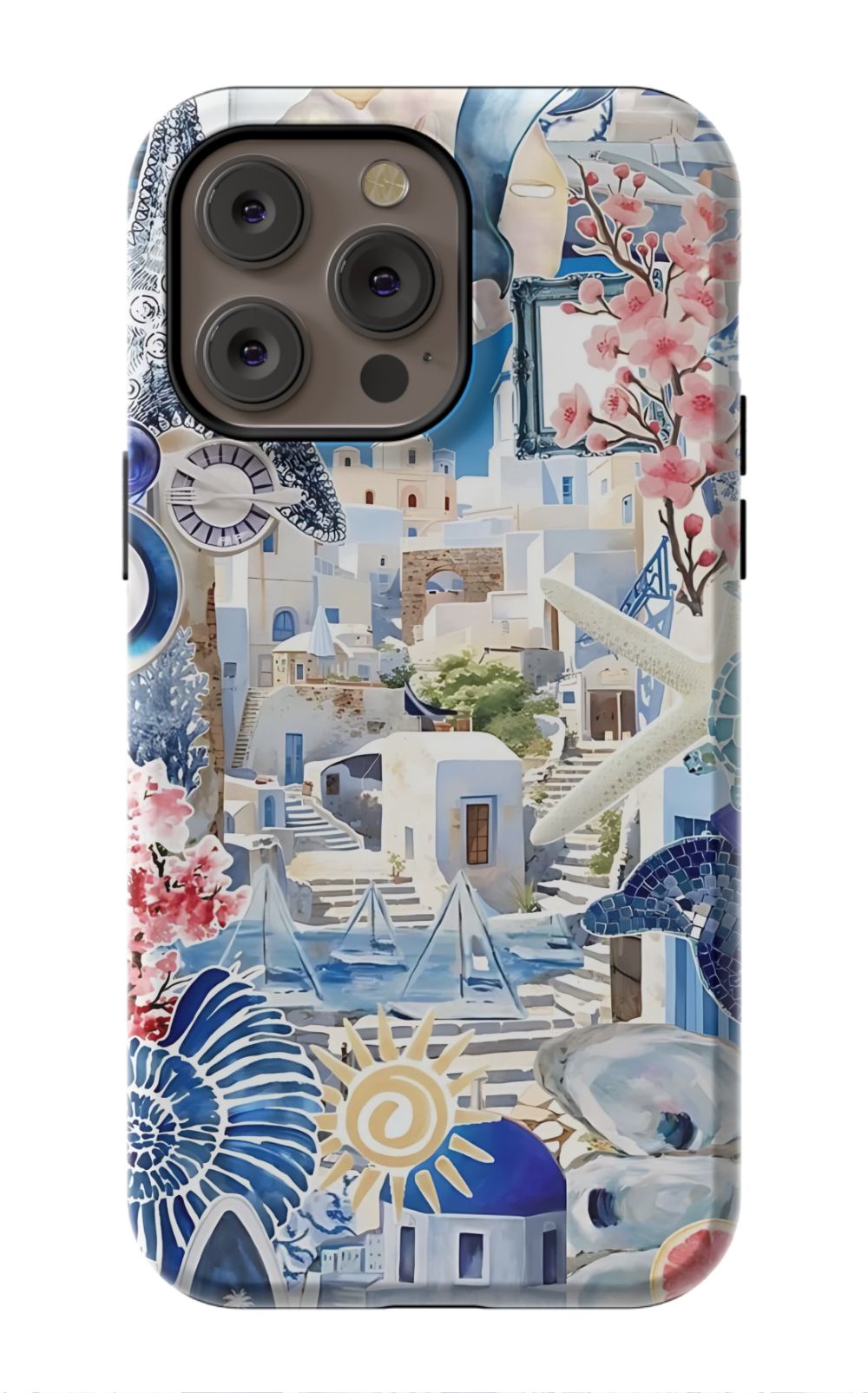 Greece Summer Collage Phone Case