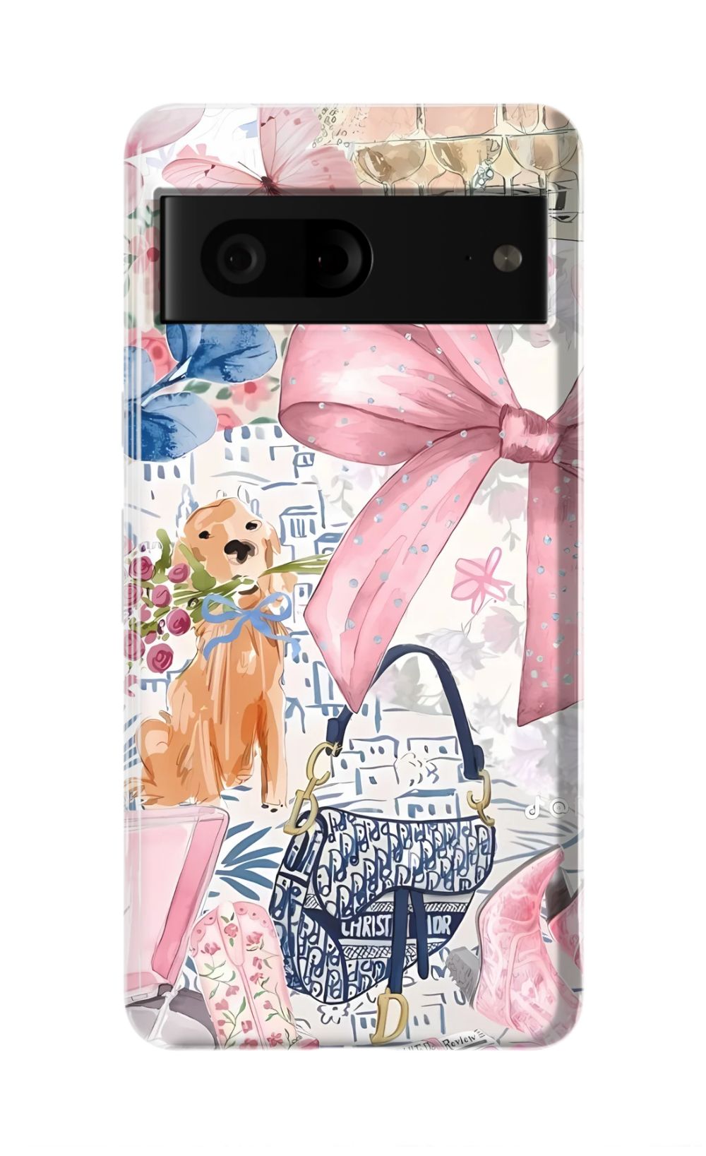 Coquette Collage Phone Case