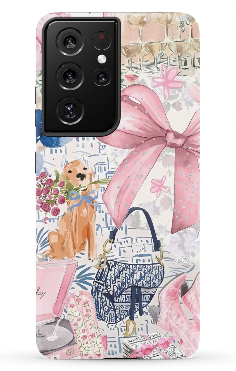 Coquette Collage Phone Case