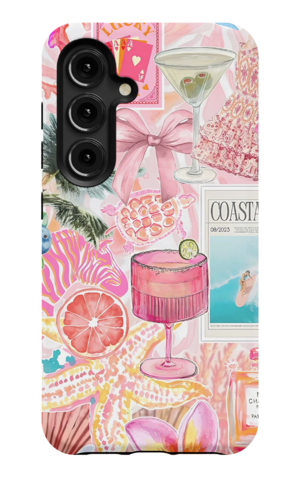 Coastal Preppy Collage Phone Case