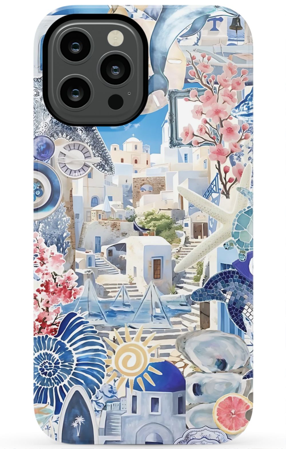 Greece Summer Collage Phone Case